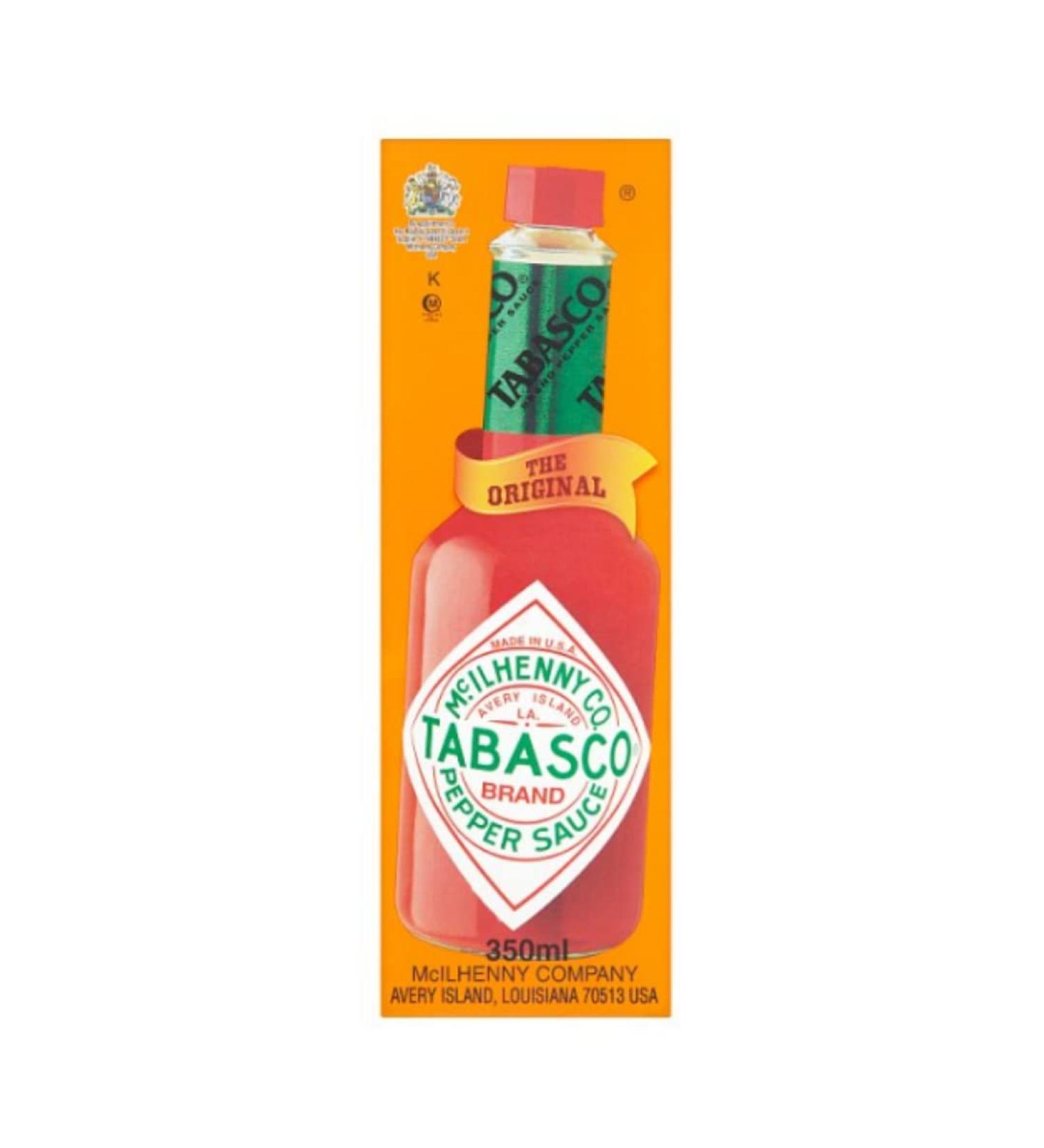 Tabasco Original Red Pepper Hot Sauce 350ml x 6 case Red Pepper Hot 350ml