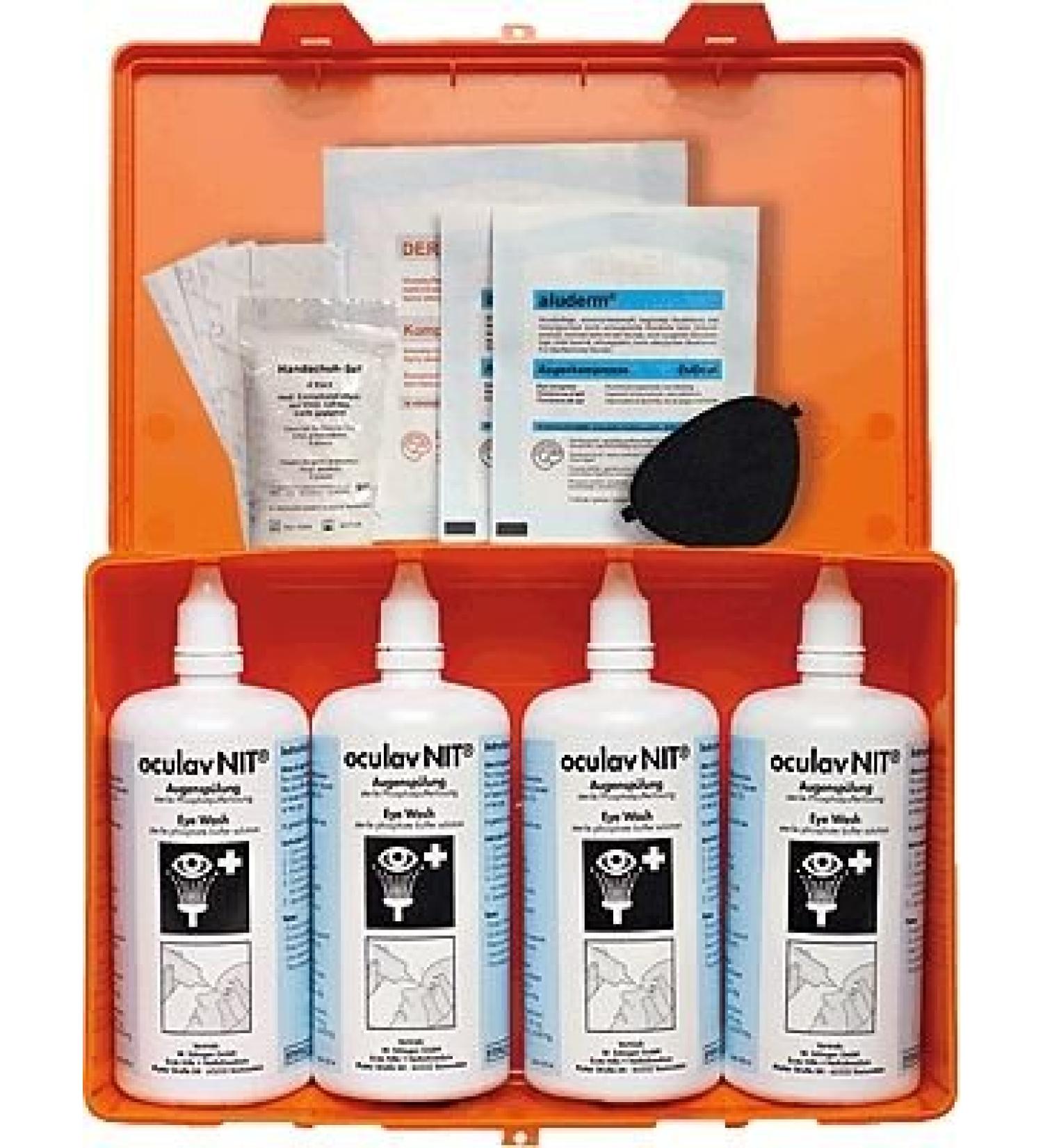 S hngen 2010004 eye aid box oculav NIT W 26 x H 16 x D 8 cm orange