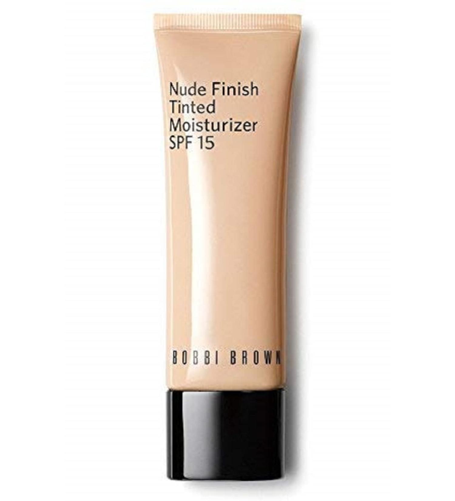 BOBBI BROWN NUDE FINISH TINTED MOISTURIZER SPF 15 (Dark Tint)