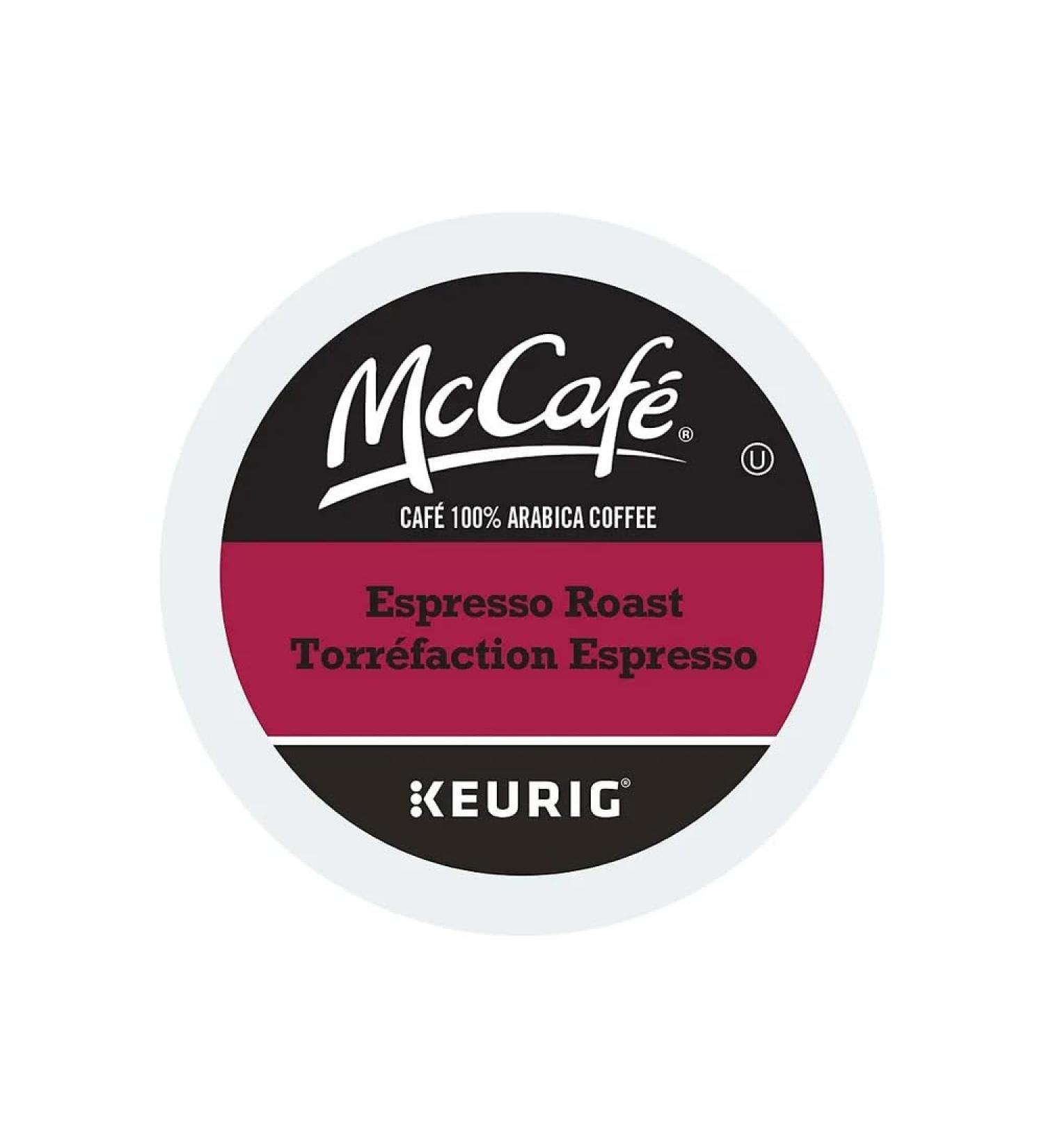 McCafe Espresso Roast K-Cup Pods Coffee 24 Pack Espresso 1 count (Pack of 24)