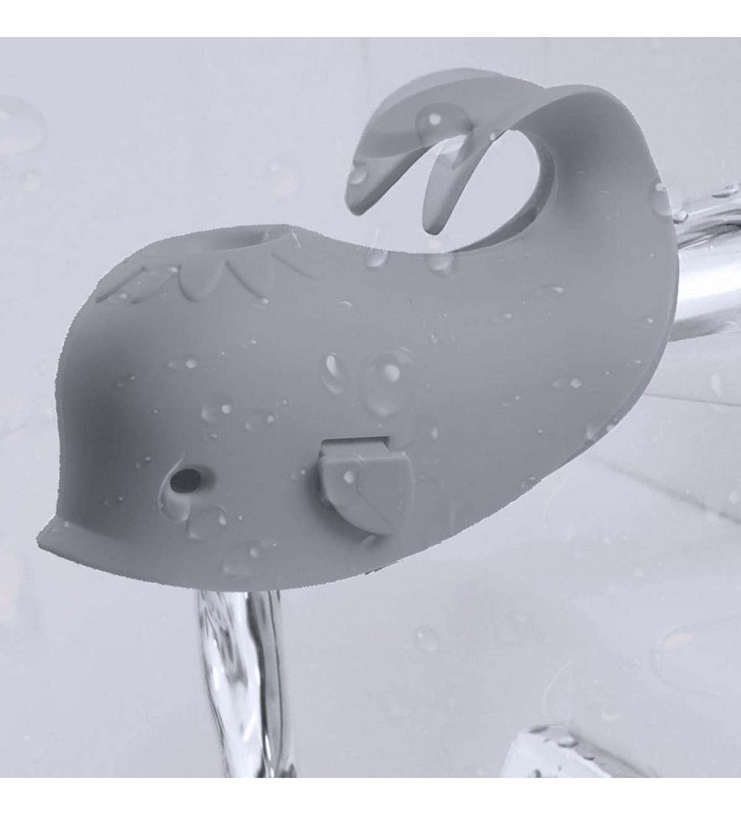 Silicone Bath Spout Cover for Kids - Gray | Baby Tub Faucet Protector for Toddler Safety - Buy Online on GoSupps.com