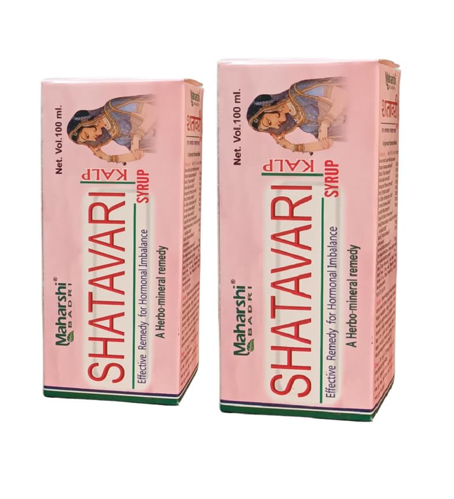 Shatavari Kalp Syrup (Pack of 100mlx2) Herbo Mineral Remedy