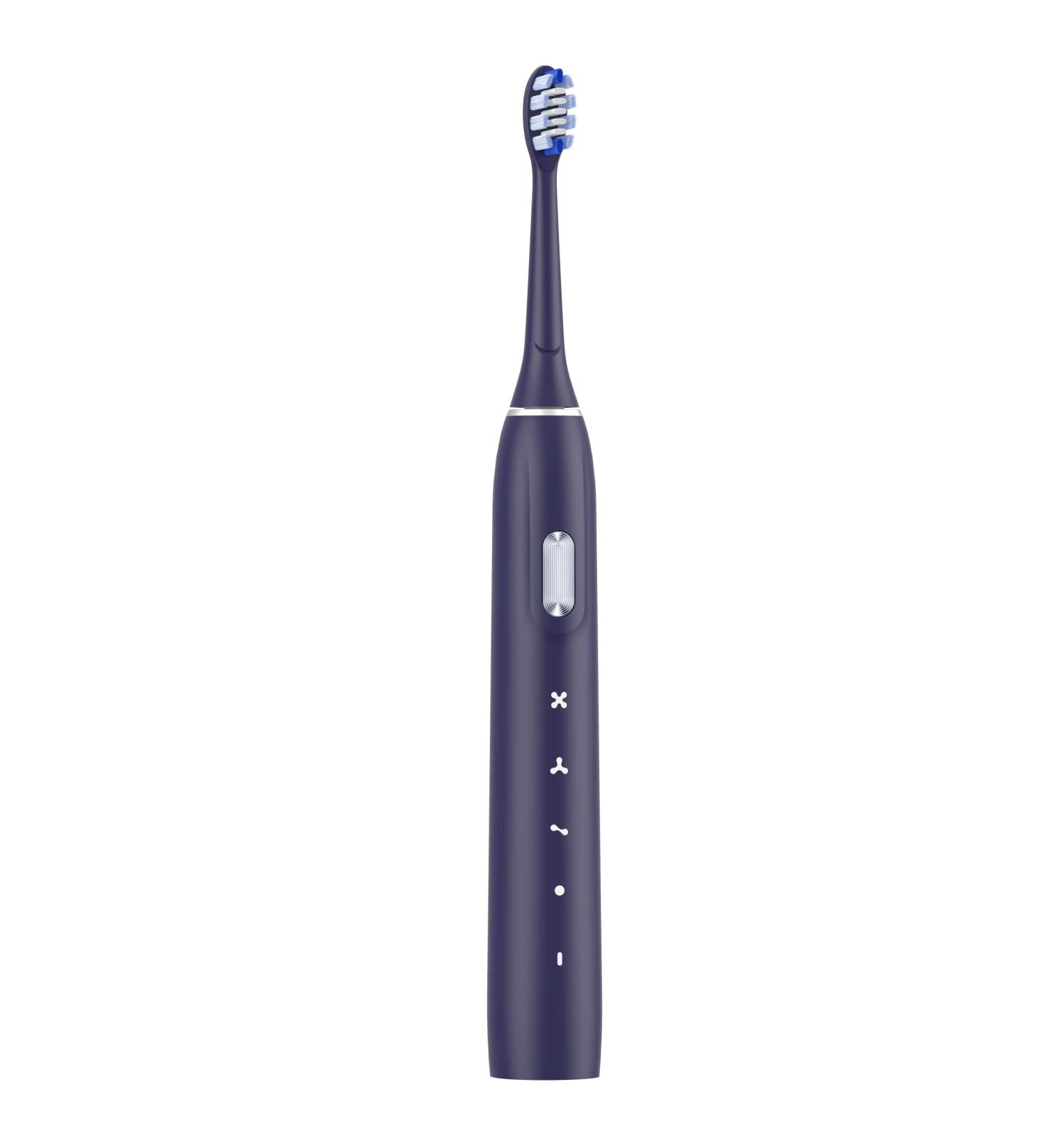 ZQVI Sonic Electric Toothbrush for Adults & Teens | 4 Modes | Fast Charge | 2 Brush Heads | Blue - Buy Online on GoSupps.com