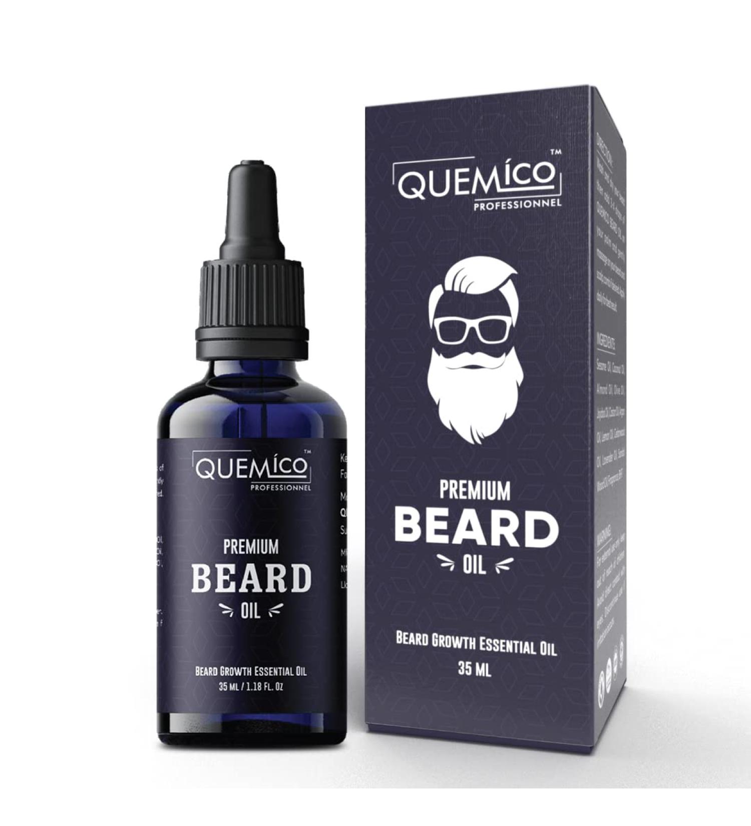 Premium Beard Oil for Men - Almond & 5 Essential Oils for Softening Beard - 35ml | International Shipping - Buy Online on GoSupps.com