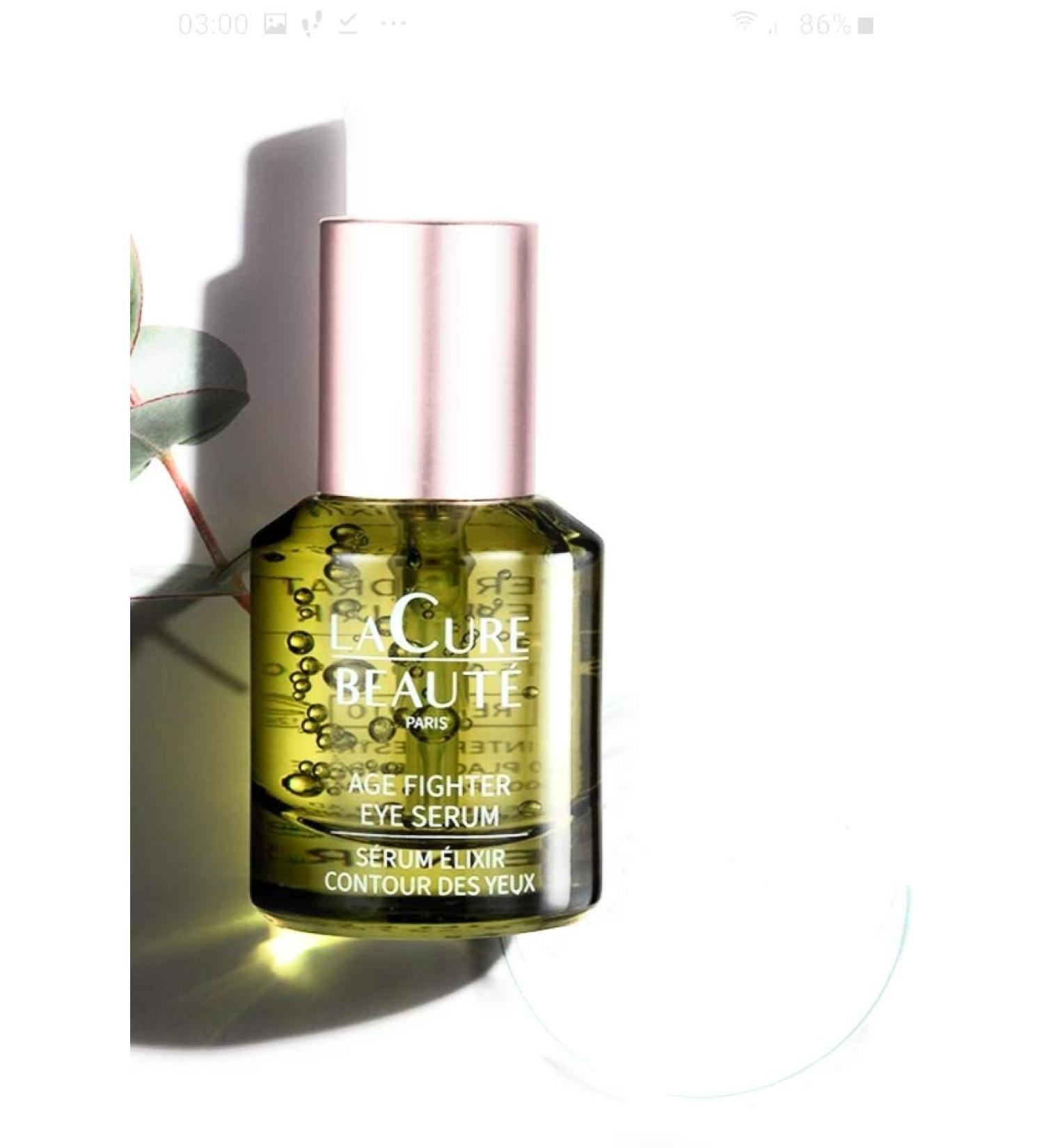 La Cure Beaute Age Fighter Eye Serum 15ml Natural Anti Ageing