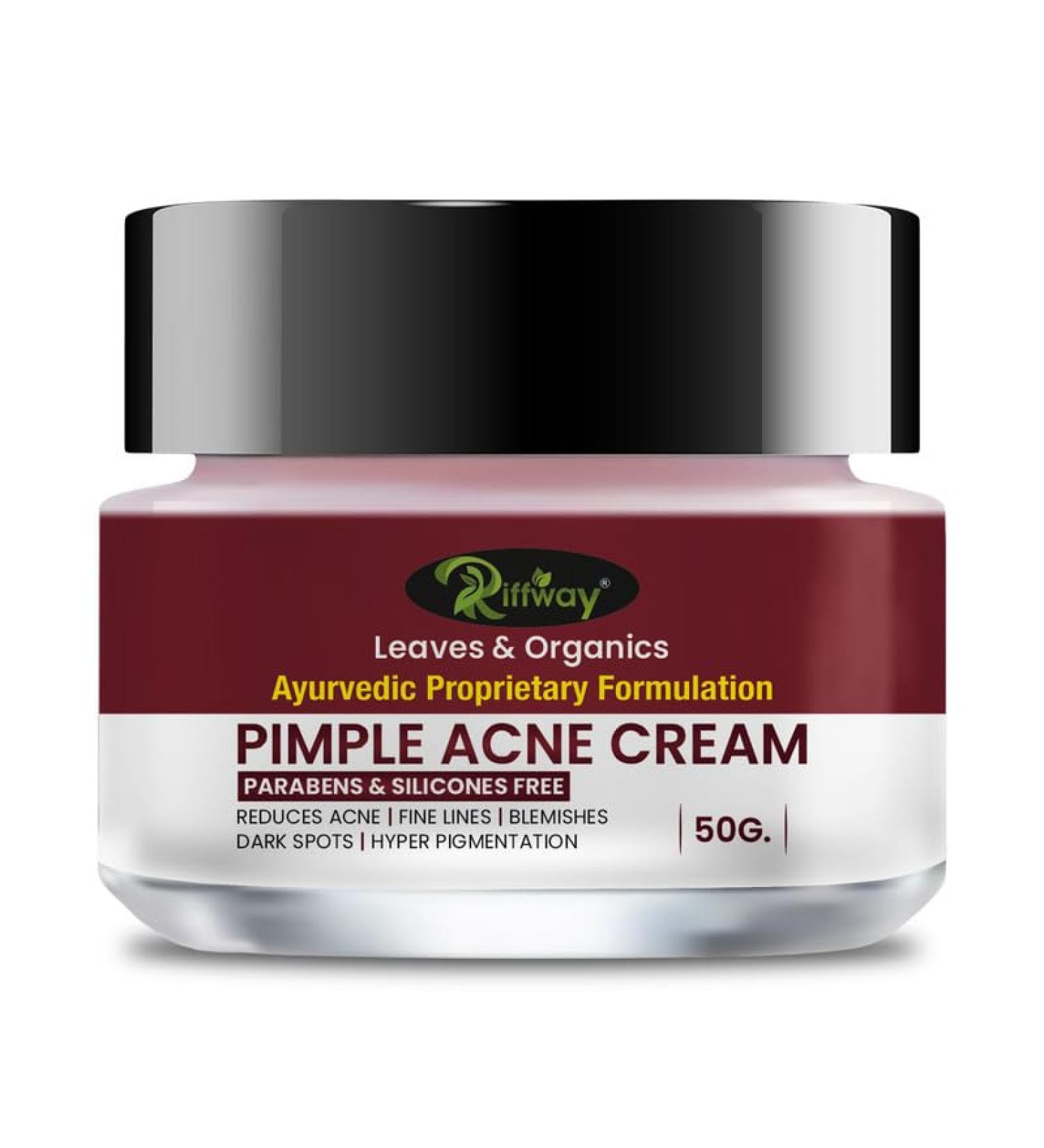 Riffway Pimple Cream & Acne Moisturizing Gel for All Skin Types | Soothing Glowing Skin No Side Effects - Shop Internationally - Buy Online on GoSupps.com