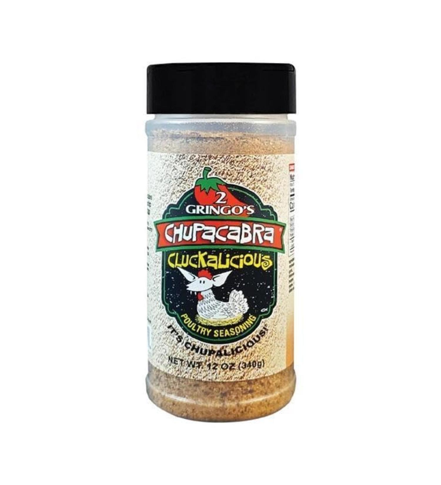 2 Gringos Meat Rub & Seasoning 12oz Bottle Select Flavor (Cuckalicious)