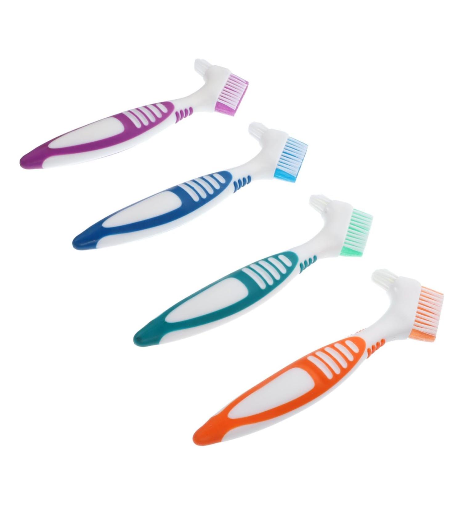 DOITOOL 4pcs Colored Rubber TPE Toothbrush Cleaning Tools - Manual Cleaning Agent for Effective Oral Hygiene - Buy Online on GoSupps.com