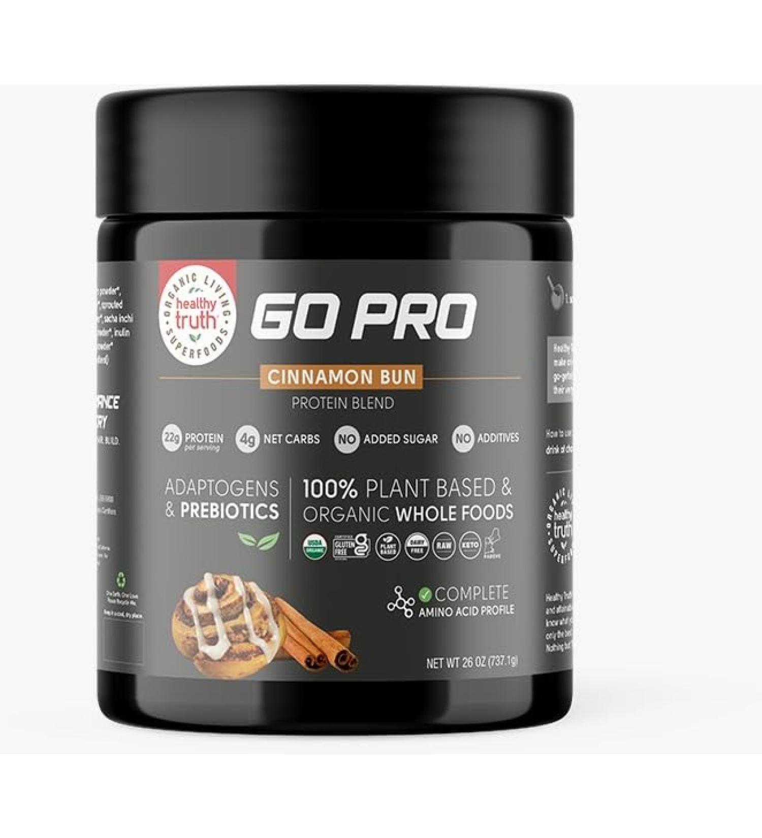 Healthy Truth Protein Blend - 26 OZ Cinnamon Bun Flavor | International Shipping Available - Buy Online on GoSupps.com