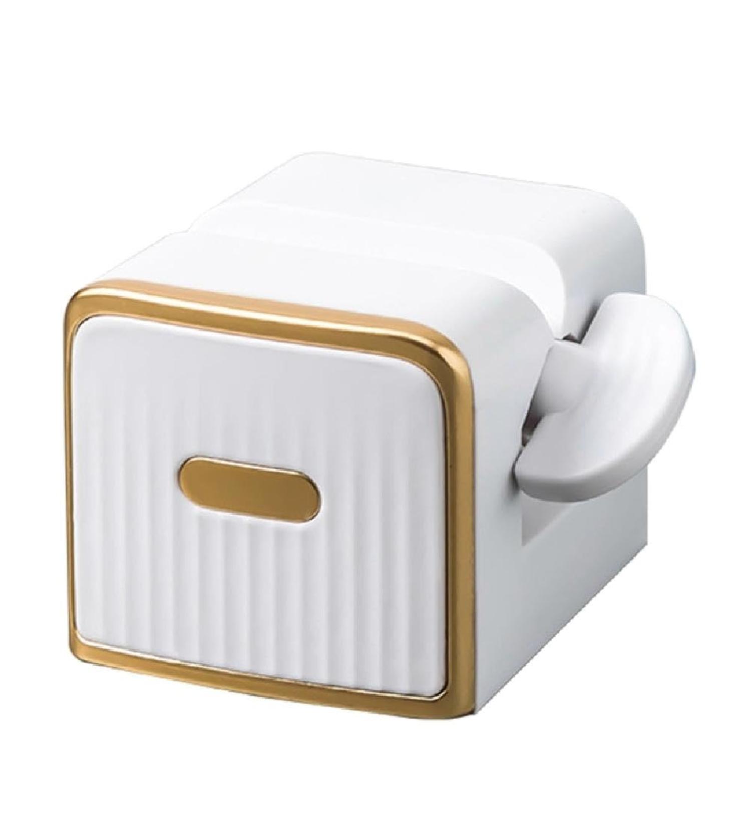 QMQJIA Wall-Mounted Toothpaste Squeezer Hand Cream Cleanser Squeezer Lazy Squeeze Toothpaste Holder Home Bathroom Accessories Wall-Mounted Toothpaste Squeezer White - Buy Online on GoSupps.com