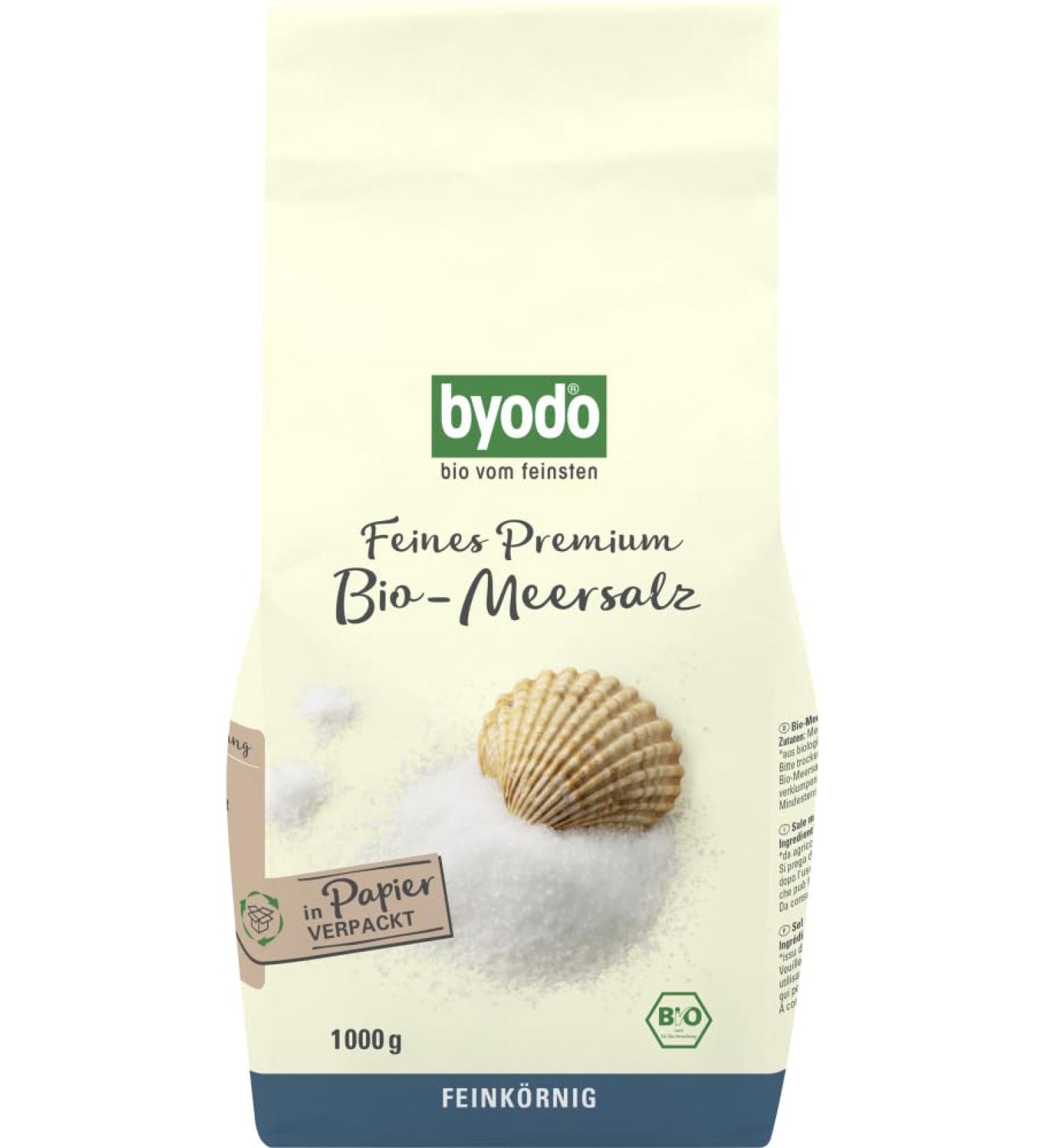 ByoDo Byodo Premium Quality Sea Salt Fine Grain 1 kg (2 x 1 kg)