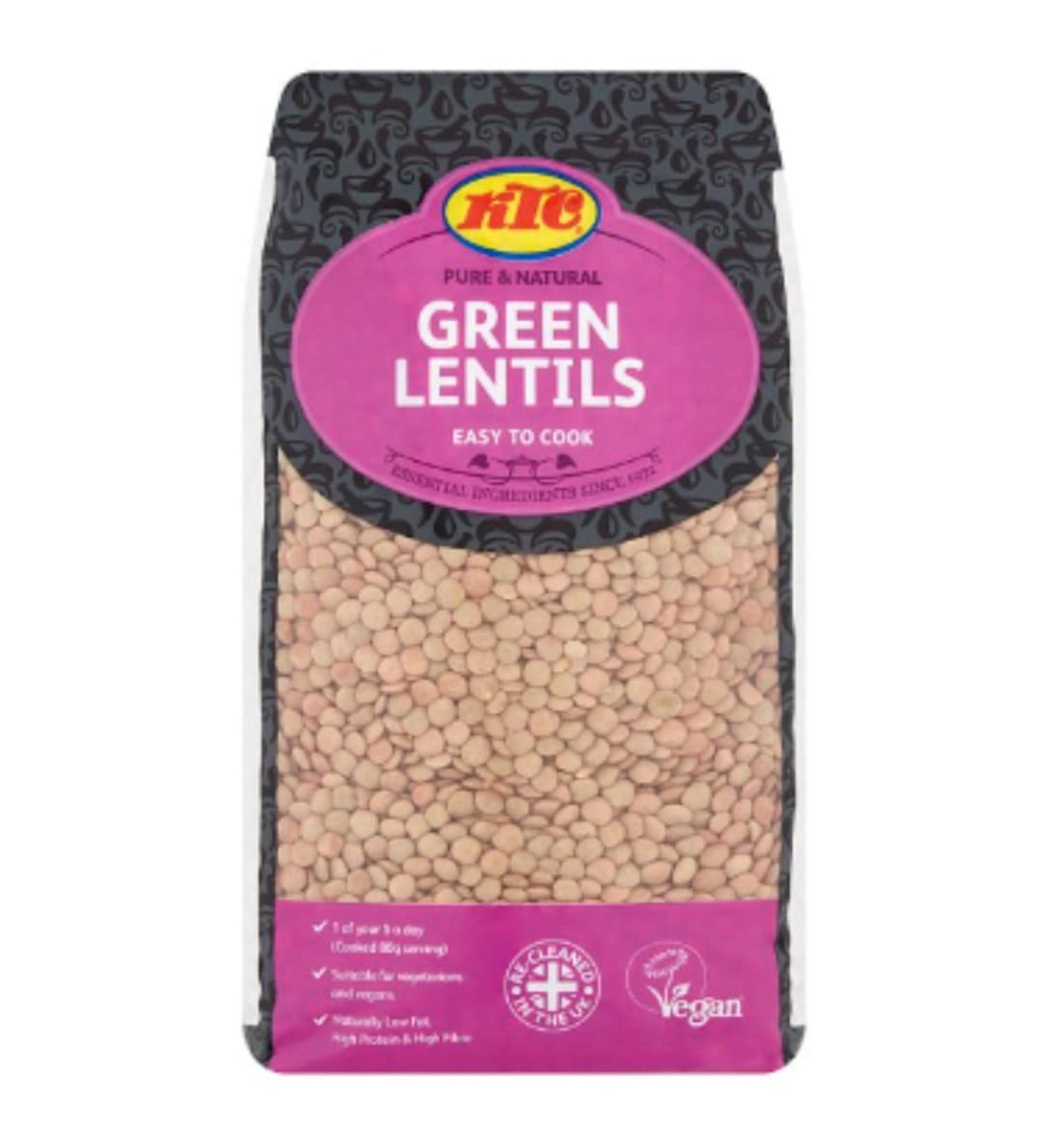 KTC Green Lentils 2000g x 4 Green Lentils 4
