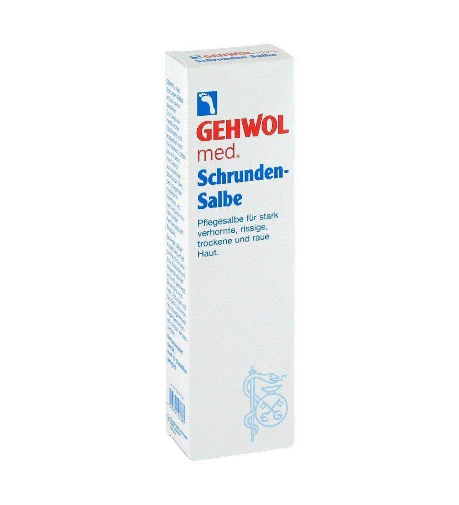 GEHWOHLmed Cracked Skin Ointment 125ml - Care ointment for very hardened cracked dry and rough skin 125 ml (1 pack)