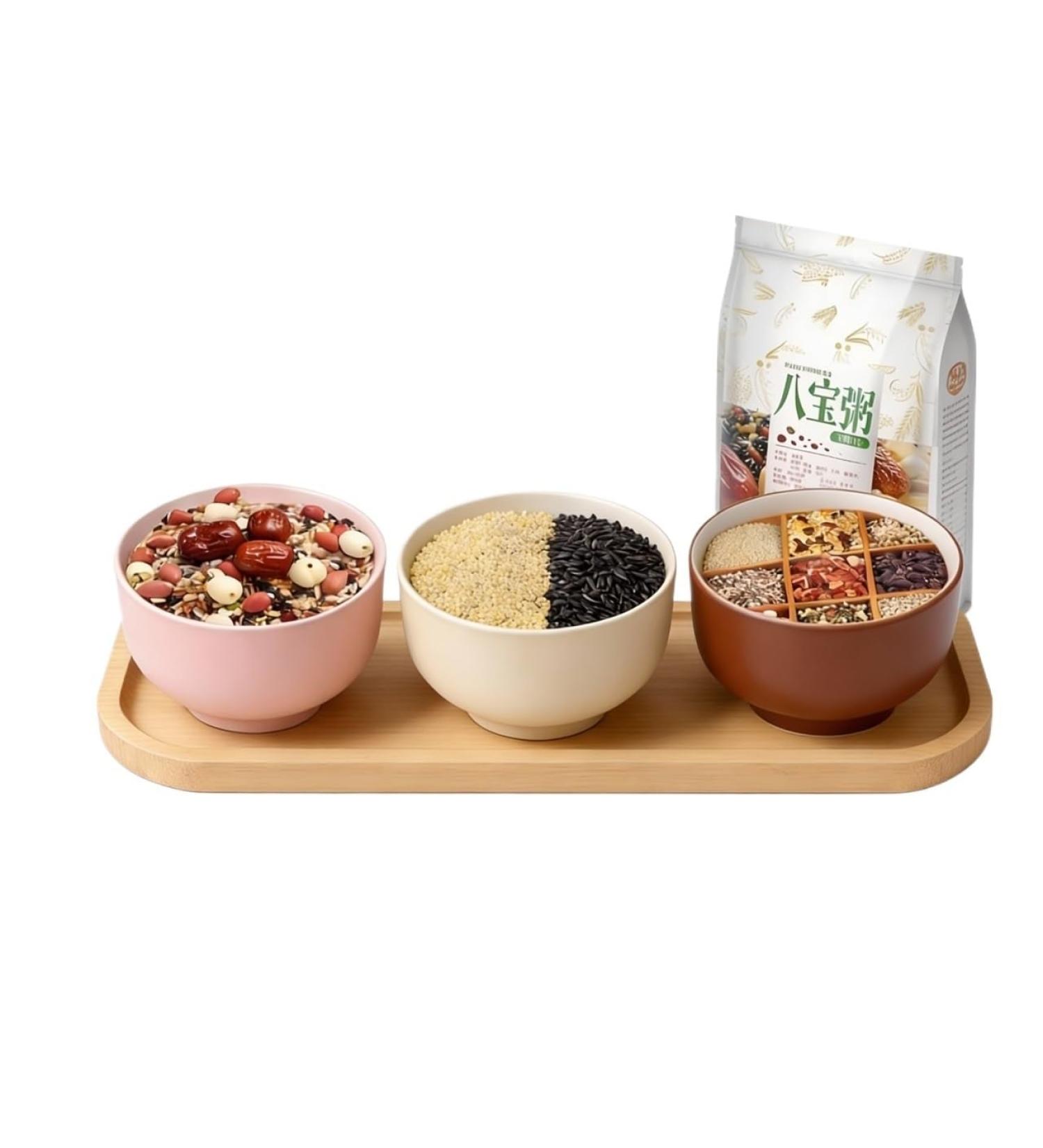 500 G X 3 Sacs De M lange De Bouillie Aux Huit Tr sors Ingr dients De Congee Multigrains C r ales Grossi res Petit-d jeuner Facile Cuisiner Scell Sous Vide - Buy Online on GoSupps.com