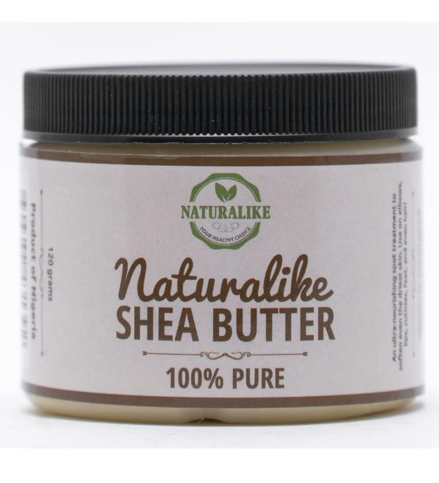 African Shea Butter Body Lotion 7.9oz | 100% Raw & Unrefined Moisturizer for Dry Skin | Non-Greasy Hydrating Skincare for Men & Women - 225g - Buy Online on GoSupps.com