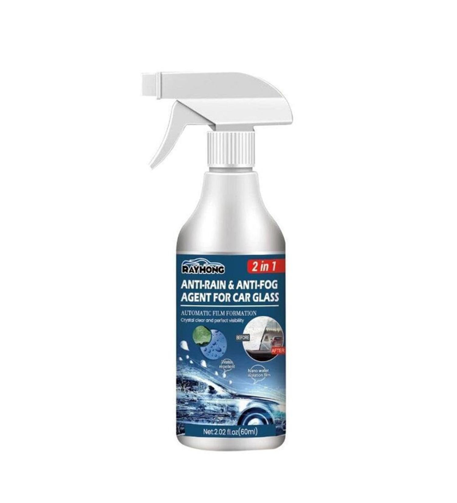 Fog Rain Repellent Spray Cleaning Accessories Car Glass Rainproof Antifogging Rearview Coating Mirror For Windshield Agent As Shown 60ml - Buy Online on GoSupps.com