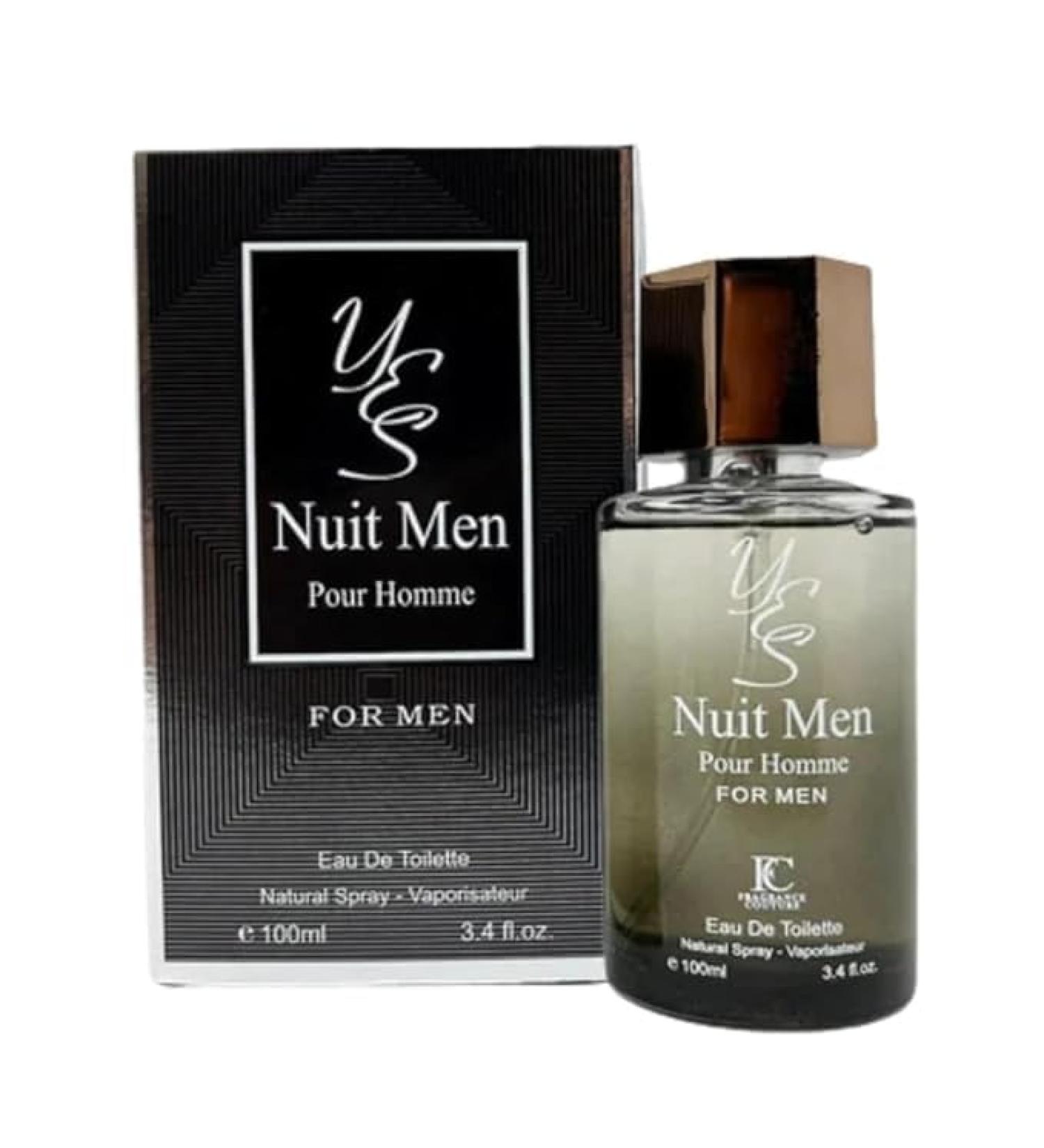 YES NUIT MEN POUR HOMME EAU DE TOILETTE SPRAY 3.4 Oz. Woody Spicy fragrance for men. - Buy Online on GoSupps.com
