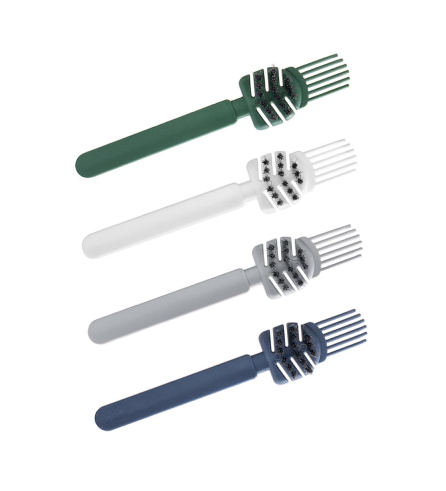 NOLITOY Lot de 4 Brosses Peignes Nettoyantes Compactes pour Cheveux Taille Petite L g res et Portables pour Usage Personnel et Professionnel Domicile Voyage - Buy Online on GoSupps.com