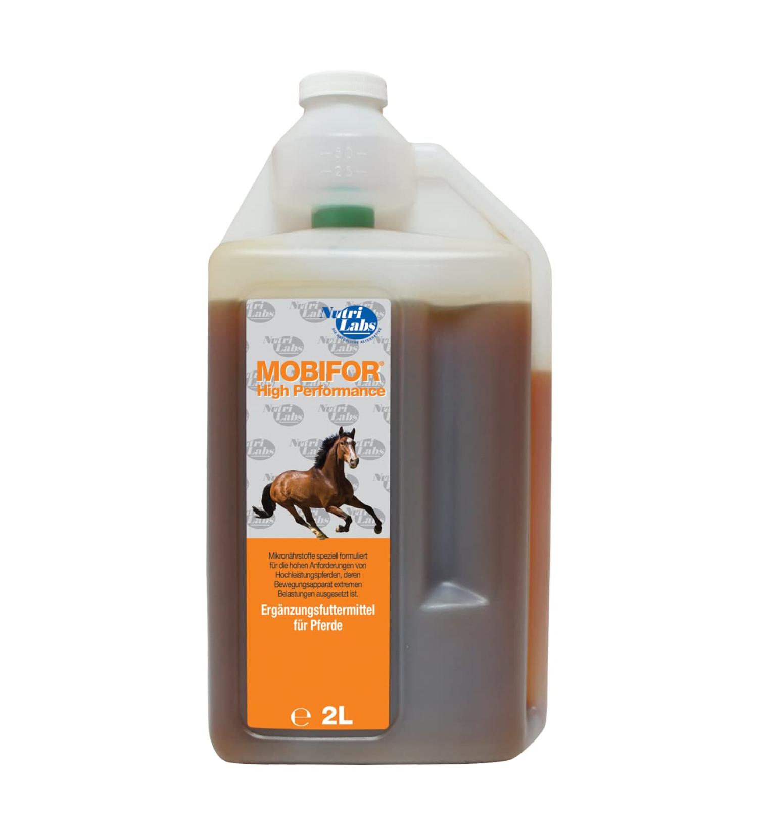 NutriLabs Mobifor High Performance Joint Support Juice Tournament Horse with Glucosamine Chondroitin Hyaluronic Acid Artichoke Bitter Melon Rosehip UVM 2.0 L - Buy Online on GoSupps.com