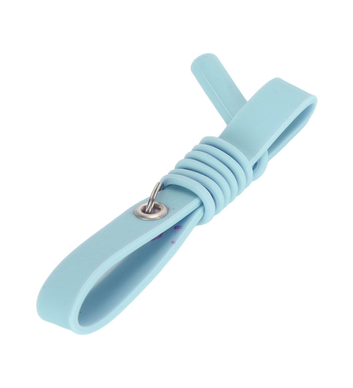 Eyelash Tweezers Holder Protector Practical Use Silicone Material Skin-Friendly Soft Texture Tweezers Wrist Strap High Elasticity for Eyelash Transplantation (Blue) - Buy Online on GoSupps.com