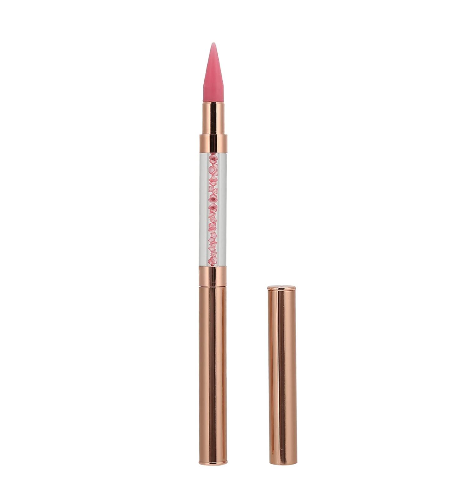 Manicure Dotting Pen - Ergonomic Pink Dotting Tool for Rhinestones & Nail Art - Buy Online on GoSupps.com