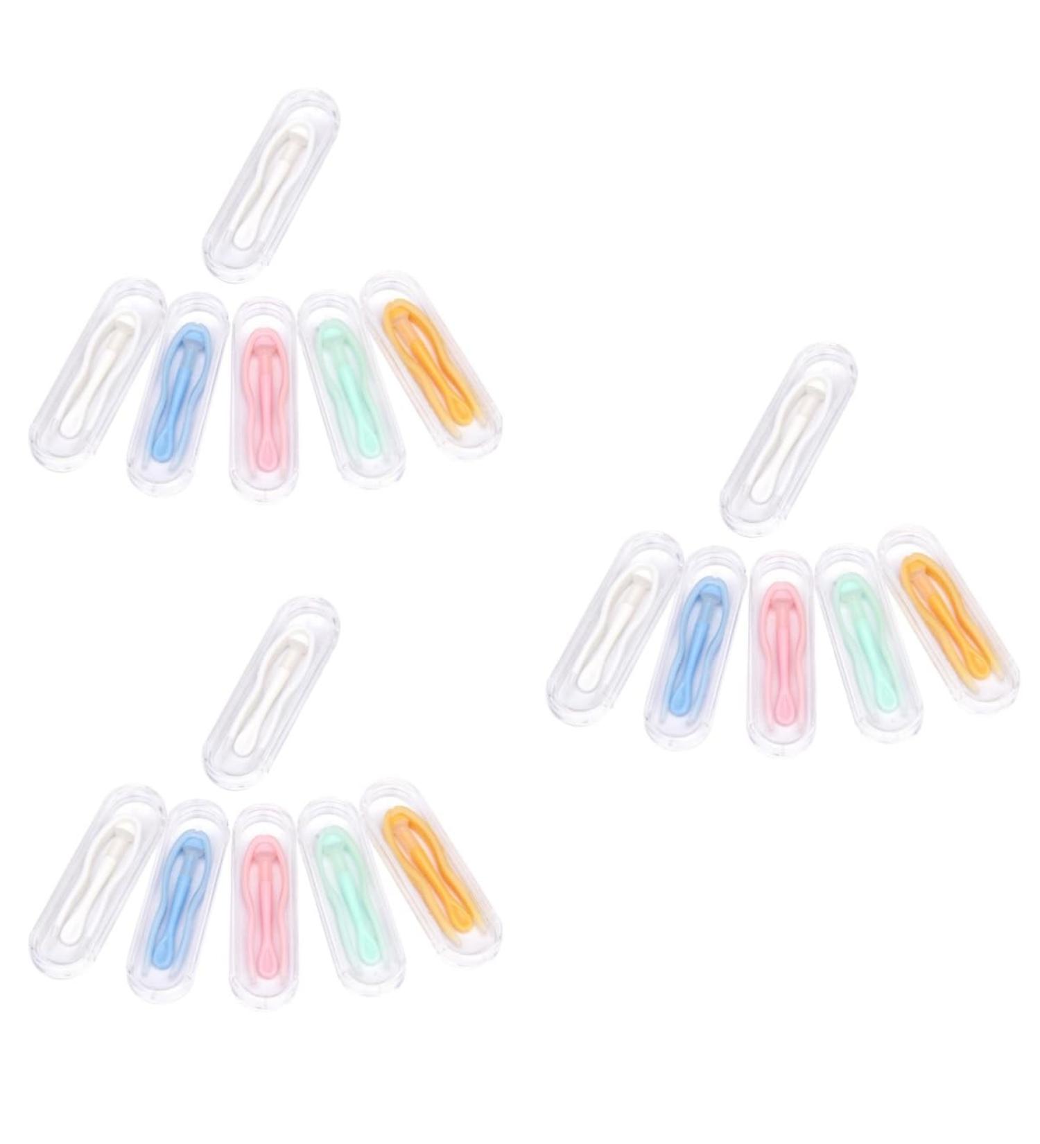 Ultechnovo 18-Sentence Contact Lens Container & Suction Rod Tool - Easy Lens Insertion Applicator for Soft Contacts - Buy Online on GoSupps.com
