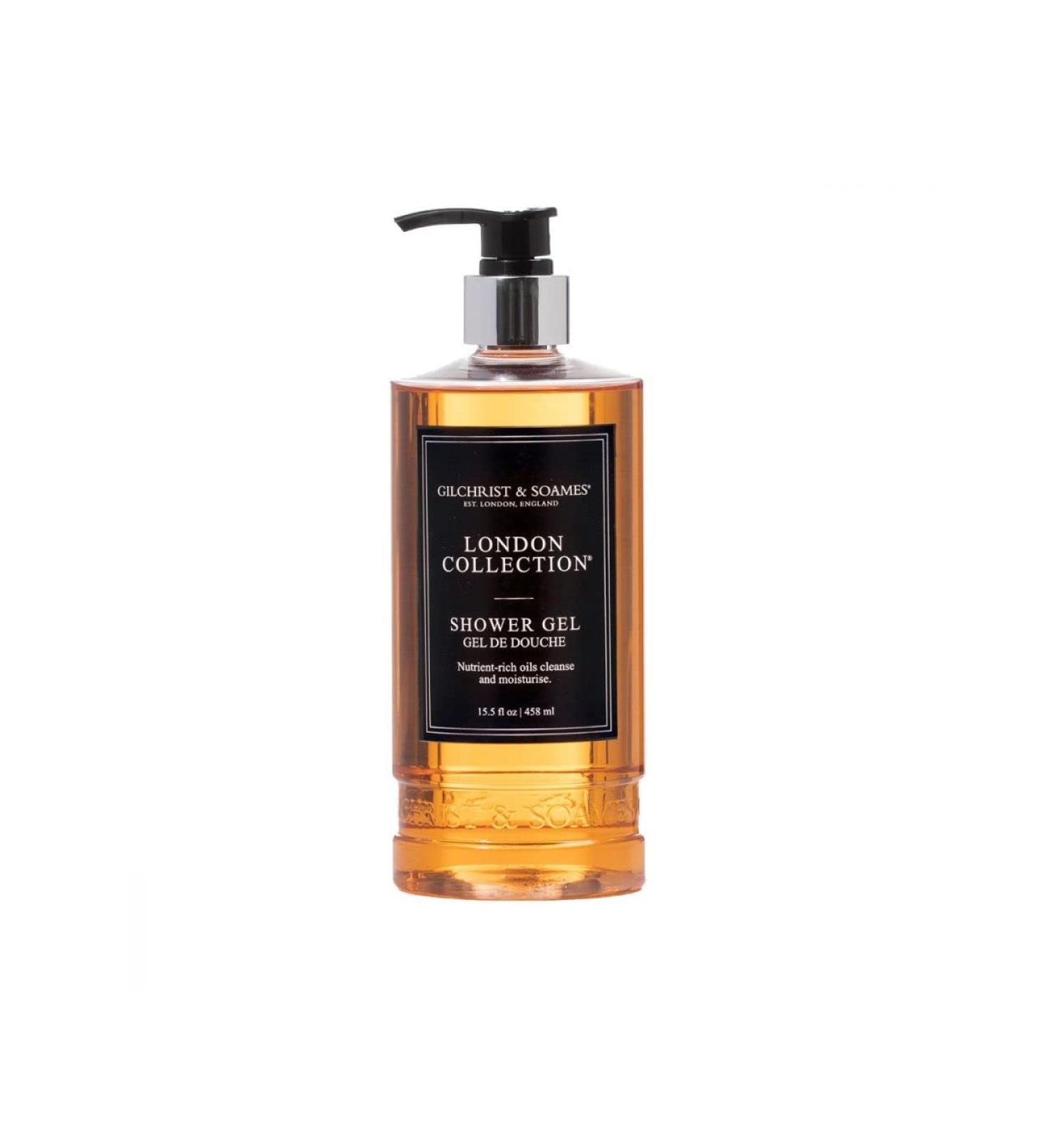 Gilchrist & Soames London Shower Gel and Body Wash - 15.5oz | Antioxidant Rich, Gently Cleansing Formula | Zero Parabens, Sulfates, Phthalates - Buy Online on GoSupps.com