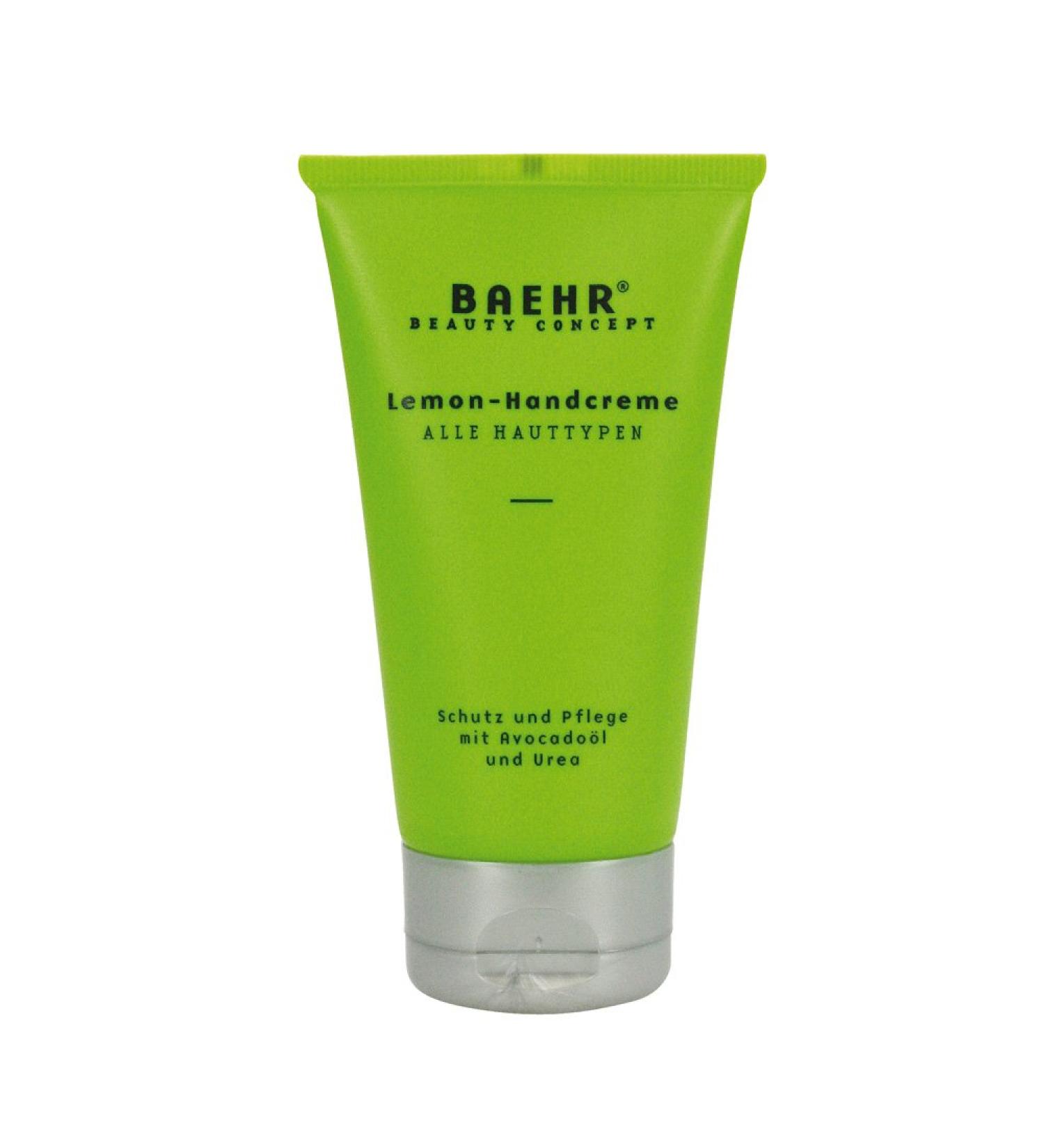 Baehr Beauty Concept Lemon Hand Cream Protection and Care with Avocado Oil 75 ml