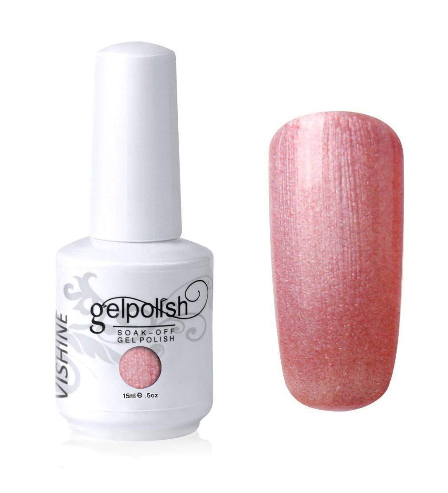 Vishine Nail Salon UV Manicure Polish Soak Off Gel Polish Nail Art Darksalmon(739) #739 - Buy Online on GoSupps.com