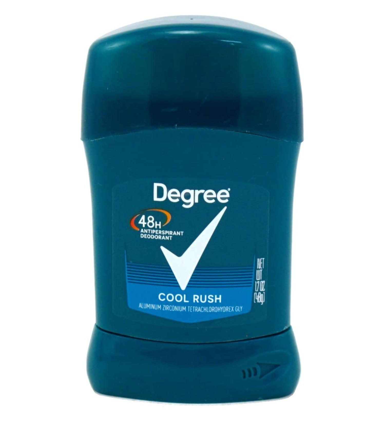 Degree Deodorant 1.7 Ounce Mens Cool Rush (50ml) (6 Pack) - Buy Online on GoSupps.com