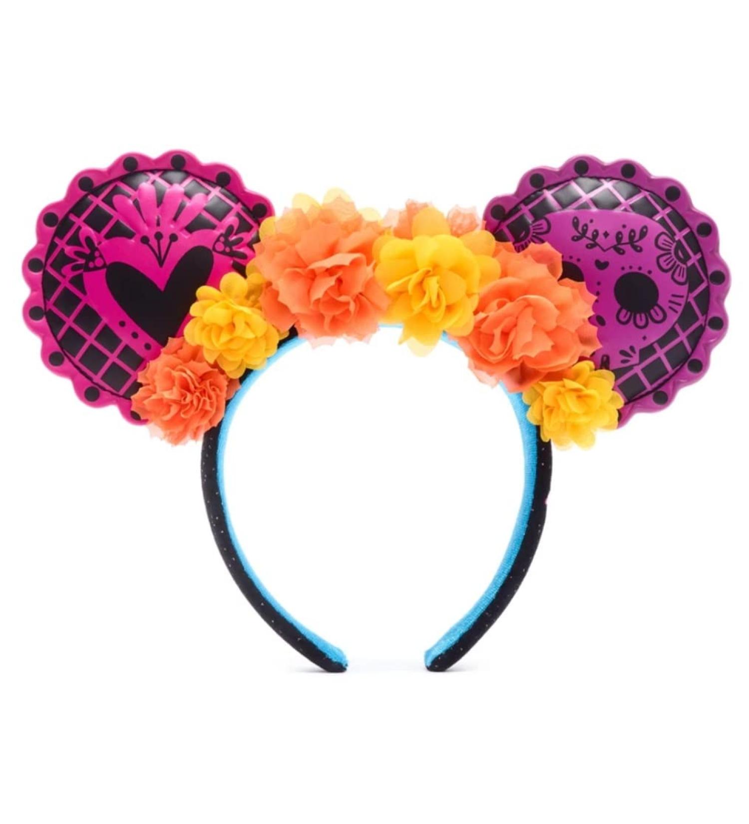 Disney Parks Minnie Mouse Dia De Los Muertos (Day of the Dead) Ears Hairband Headband - Buy Online on GoSupps.com