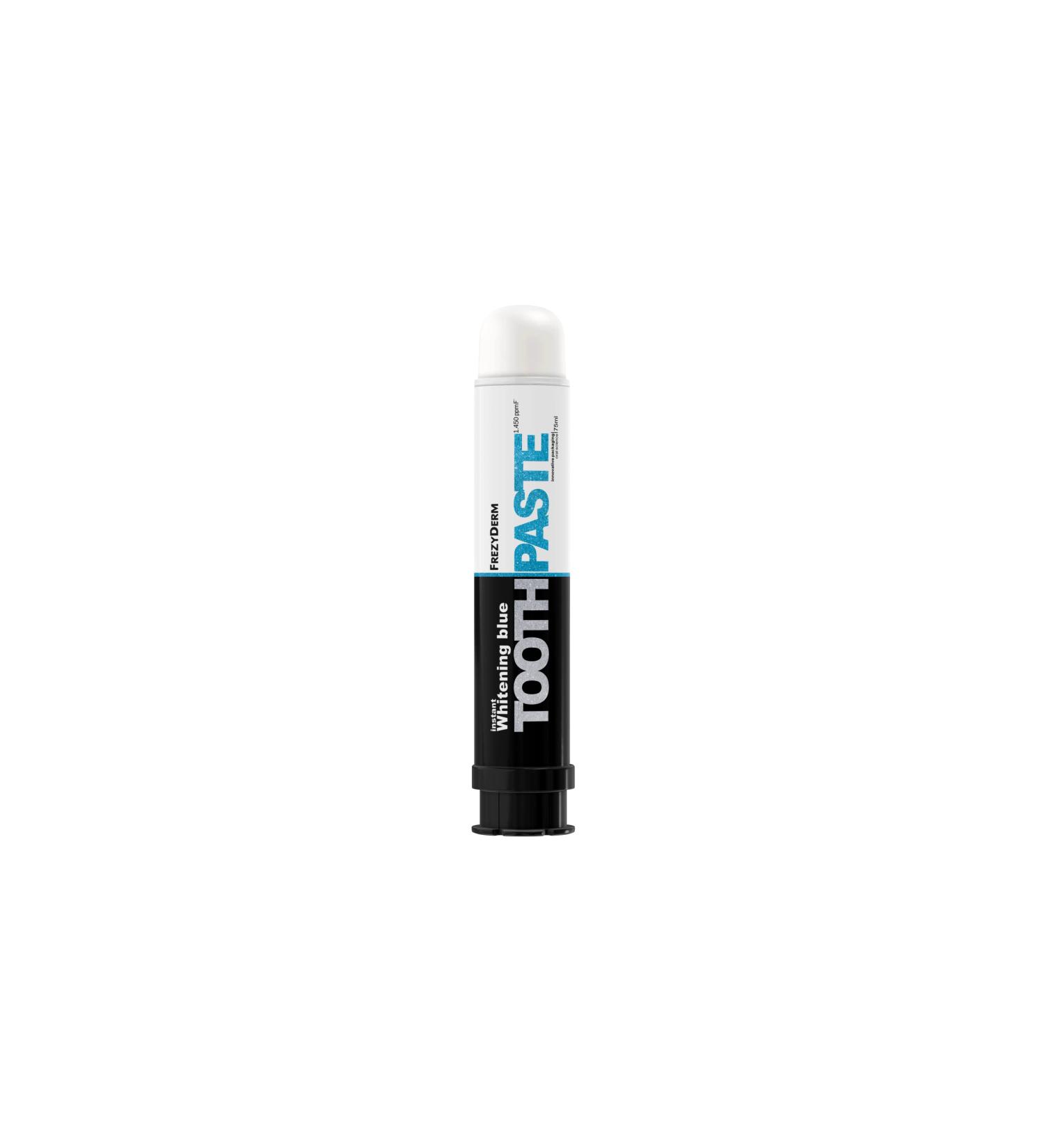 Frezyderm Blue Instant Toothpaste - Plaque Removal & Whitening - Micro-Silica Technology - Enamel Protection - 75ml - Buy Online on GoSupps.com