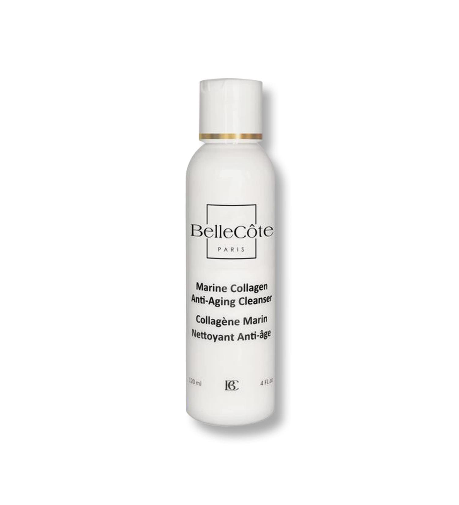 BelleC te Paris Marine Collagen Anti Aging Cleanser - Lichen Extract & Peptides for Dull And Dehydrated Skin Removes Impurities & Makeup Toxins | Organic Seaweed Facial Cleanser 4 fl oz - Buy Online on GoSupps.com