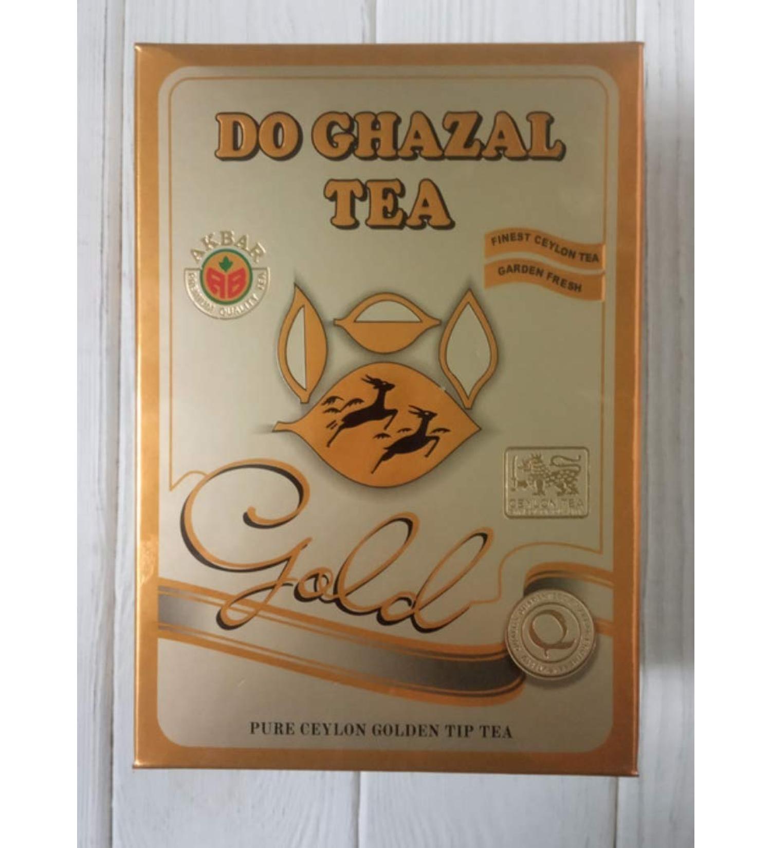 Do Ghazal Gold tea- a pure ceylon golden tip tea 24karat 500g | amazing ceylon tea | from Akbar Brothers Inc | leaf tea | the perfect cup of tea