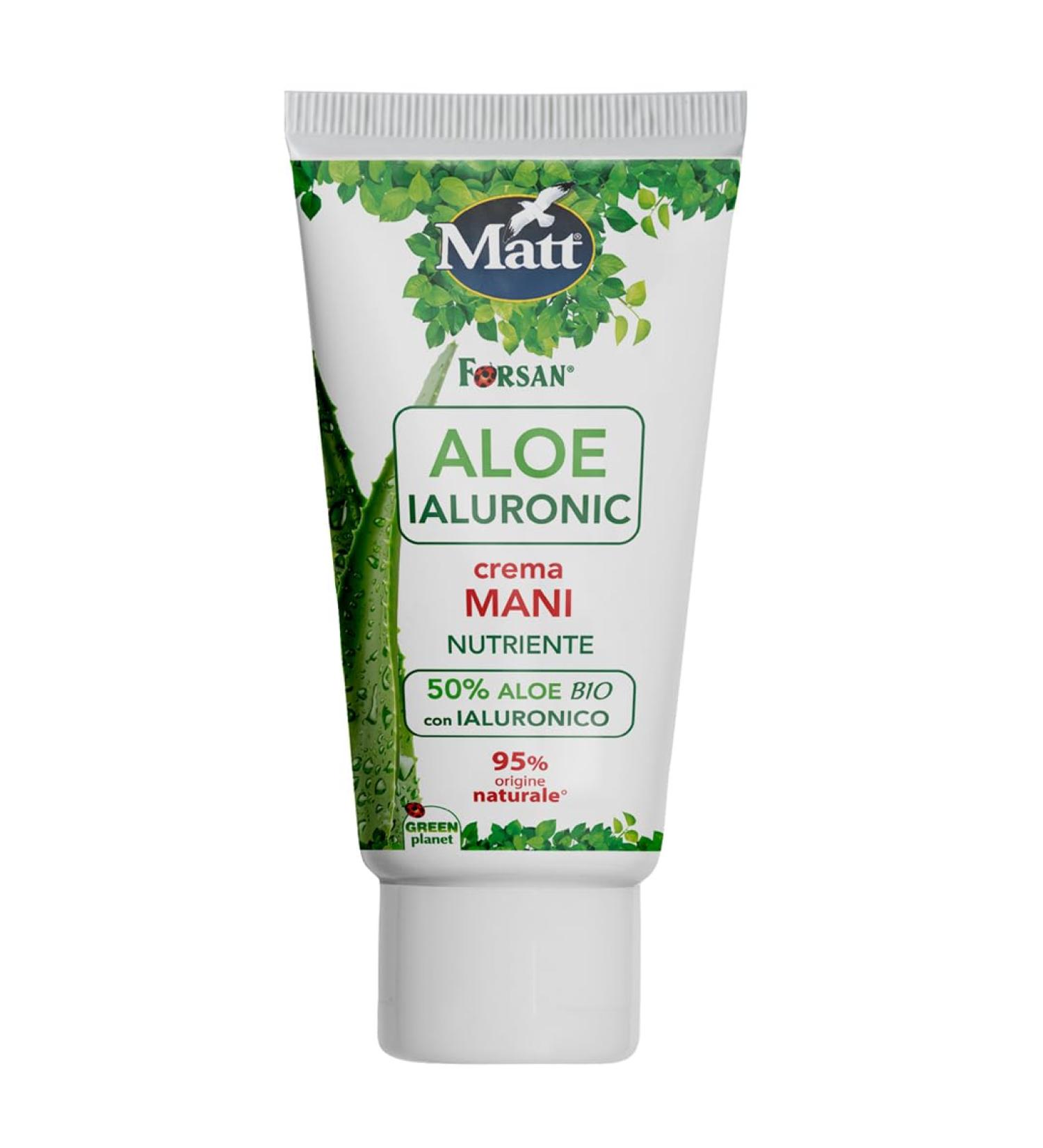 La Tradizione Herboristica Forsan-Aloe Ialuronic Hand cream-moisturizing hand cream with bio-aloe vera and natural hyaluronic acid-75 ml