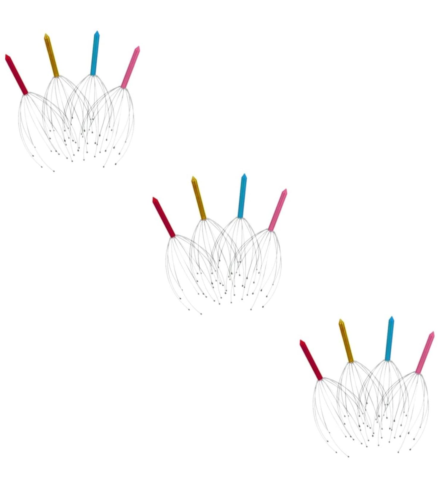 PartyKindom 12 Pcs Tool Massager Wire Head Scratcher - Ultimate Office Relaxation & Stress Relief - Buy Online on GoSupps.com