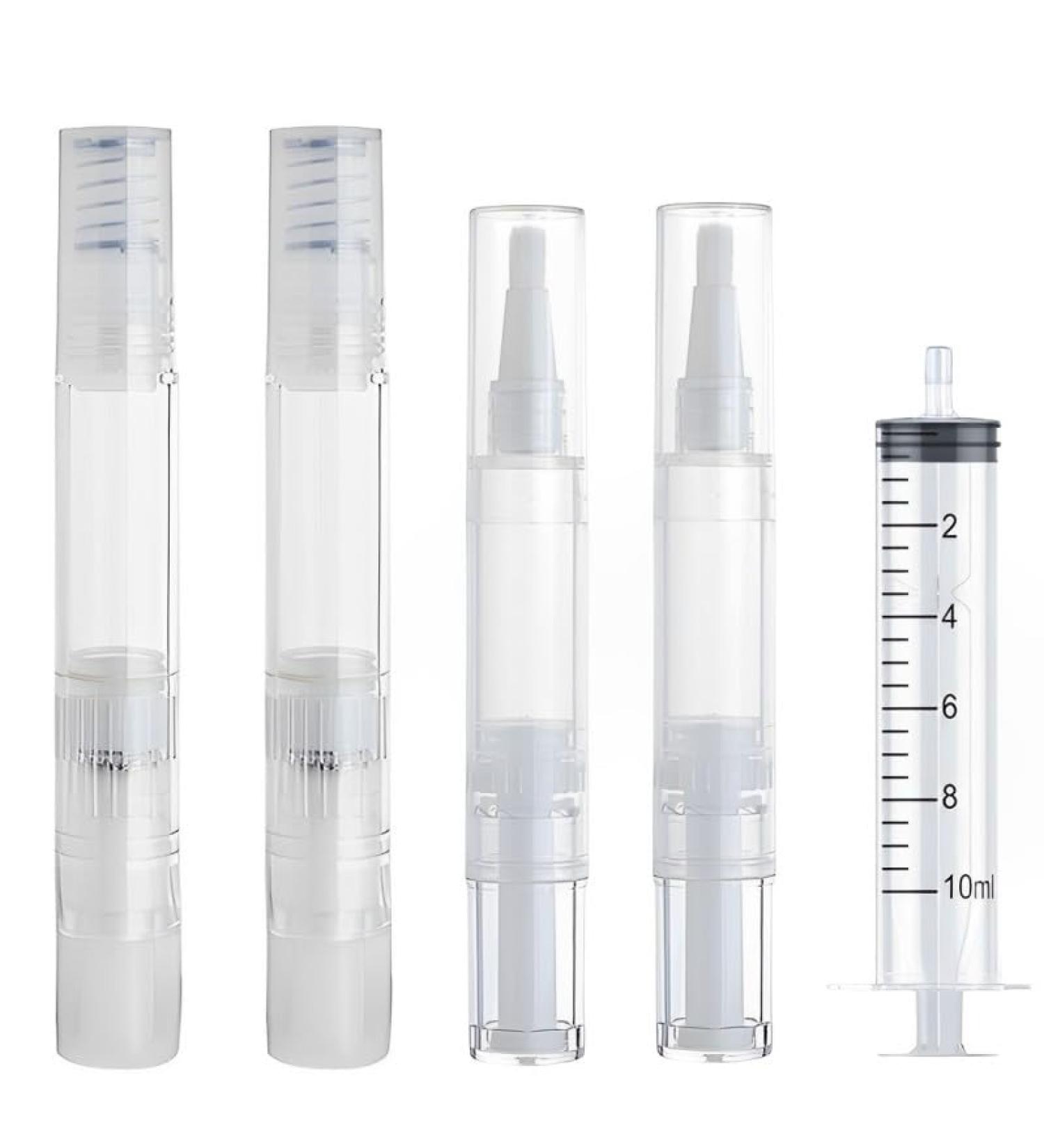 HyzaPhix 5Pcs Touch Up Paint Pen Refillable Paint Brushes Applicator Empty Twist Pen Fillable Touch-Up Paint Brush Pen for Wall Cabinets Furniture Stains Scratches Repair 5ml +6ml - Buy Online on GoSupps.com