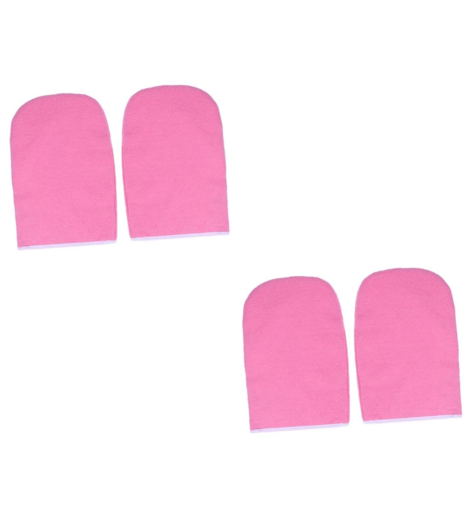 minkissy Warming Gloves 2 Pairs Insulated Gloves Hand Treatment Mitts Paraffin Wax Gloves Bath Treatment Mitt Hand Spa Cover Cotton Gloves Pink Thicken Warm Gloves - Buy Online on GoSupps.com