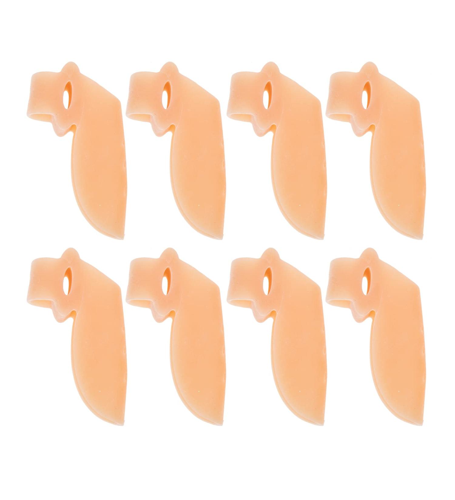 4 Pairs Silicone Toe Separator Hammer Toe Corrector Bunion Corrector - Skin Color - Buy Online on GoSupps.com