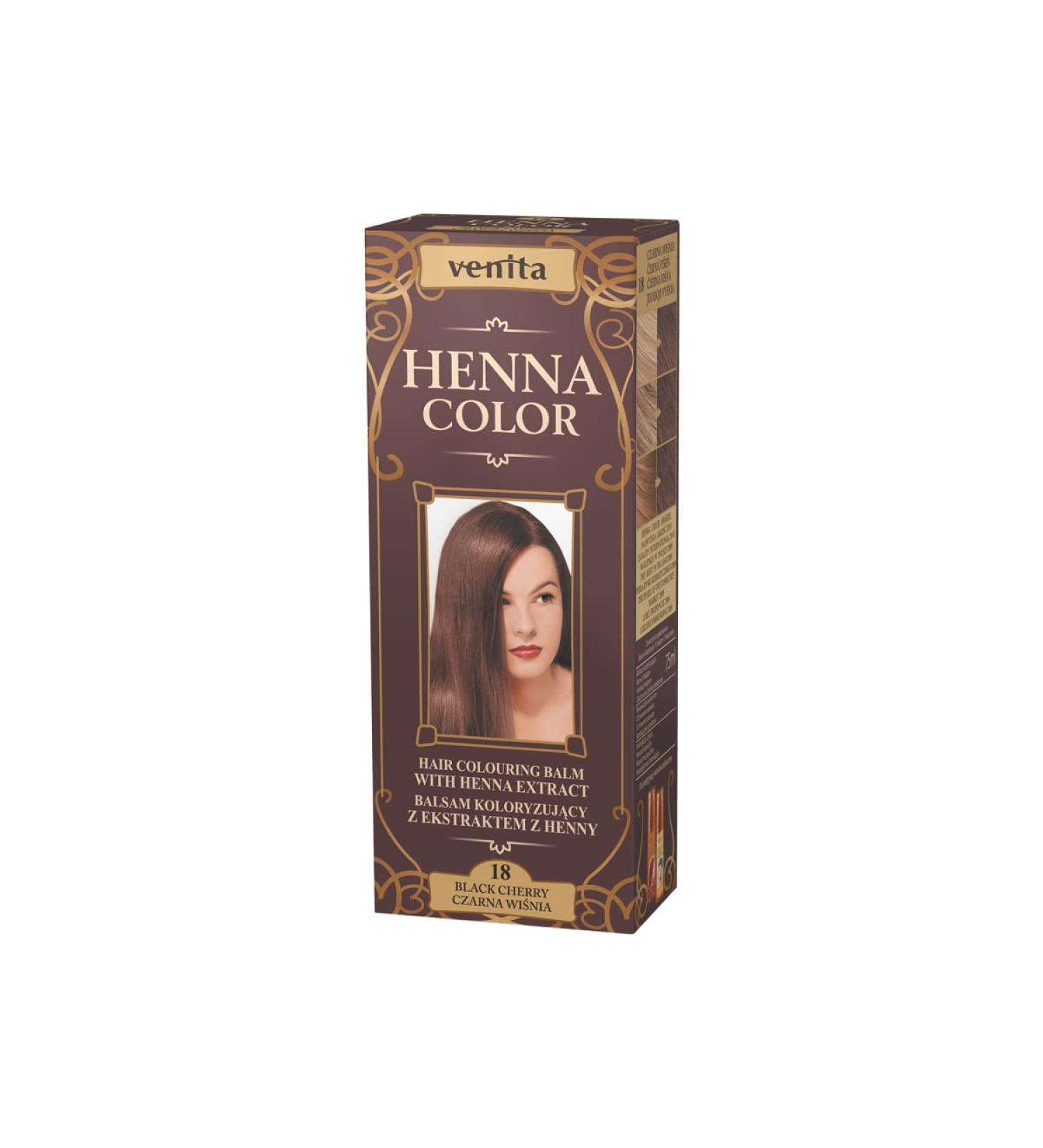 Venita Henna Color Haarf rbemittel 18 Black Cherry 75 ml