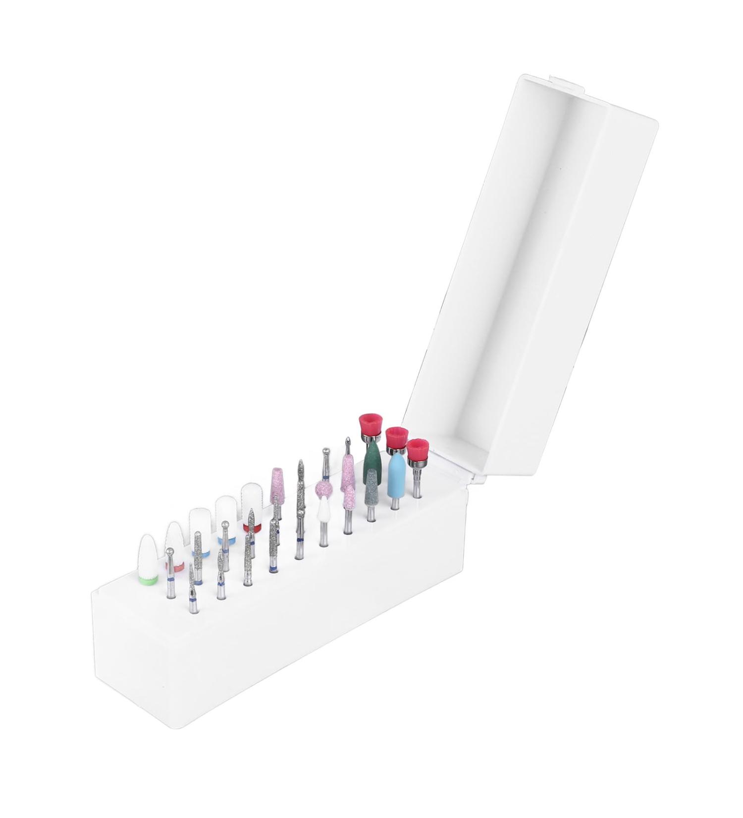 Nail Art Bit Tool Nail Drills Set 30-Piece Peeling for Pedicure - Buy Online on GoSupps.com