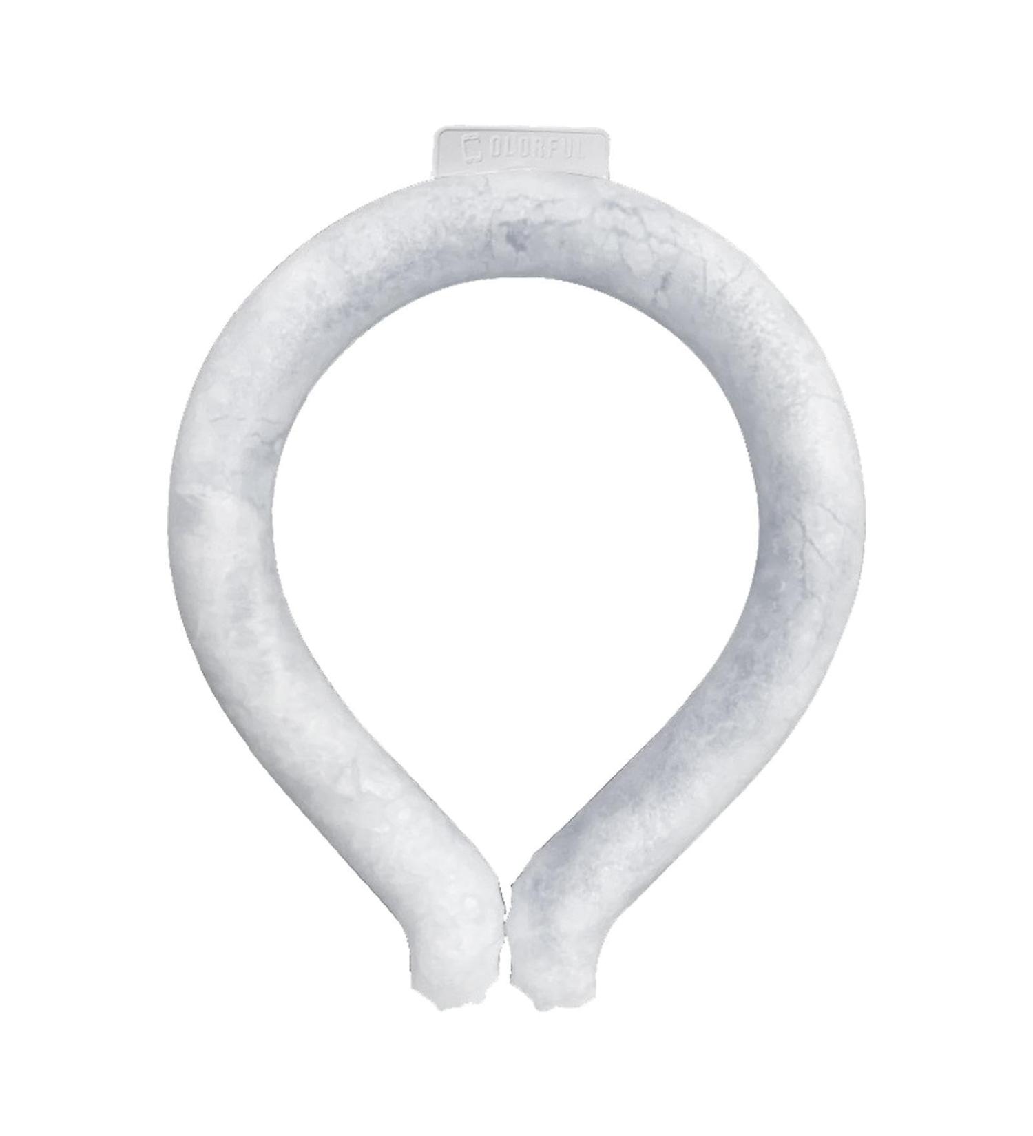 Portable Cooling Collar | Hands-Free Personal Cooling Device for Fishing Hiking & Sports | Virtcooy White - Buy Online on GoSupps.com