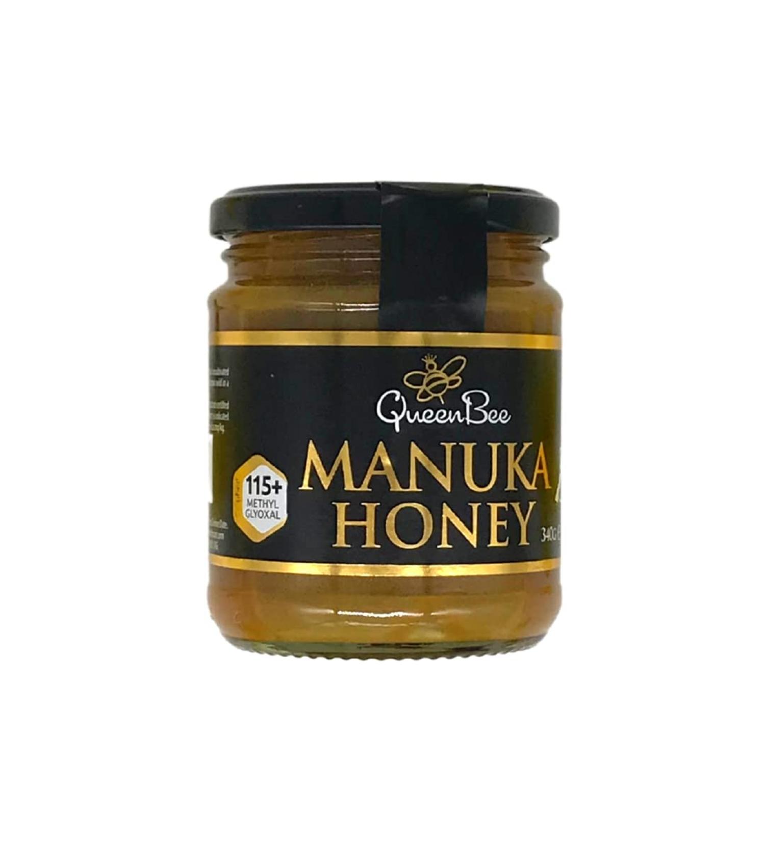 Queen Bee Manuka Honey 115+ Methylglyoxal 340g - Buy Online on GoSupps.com