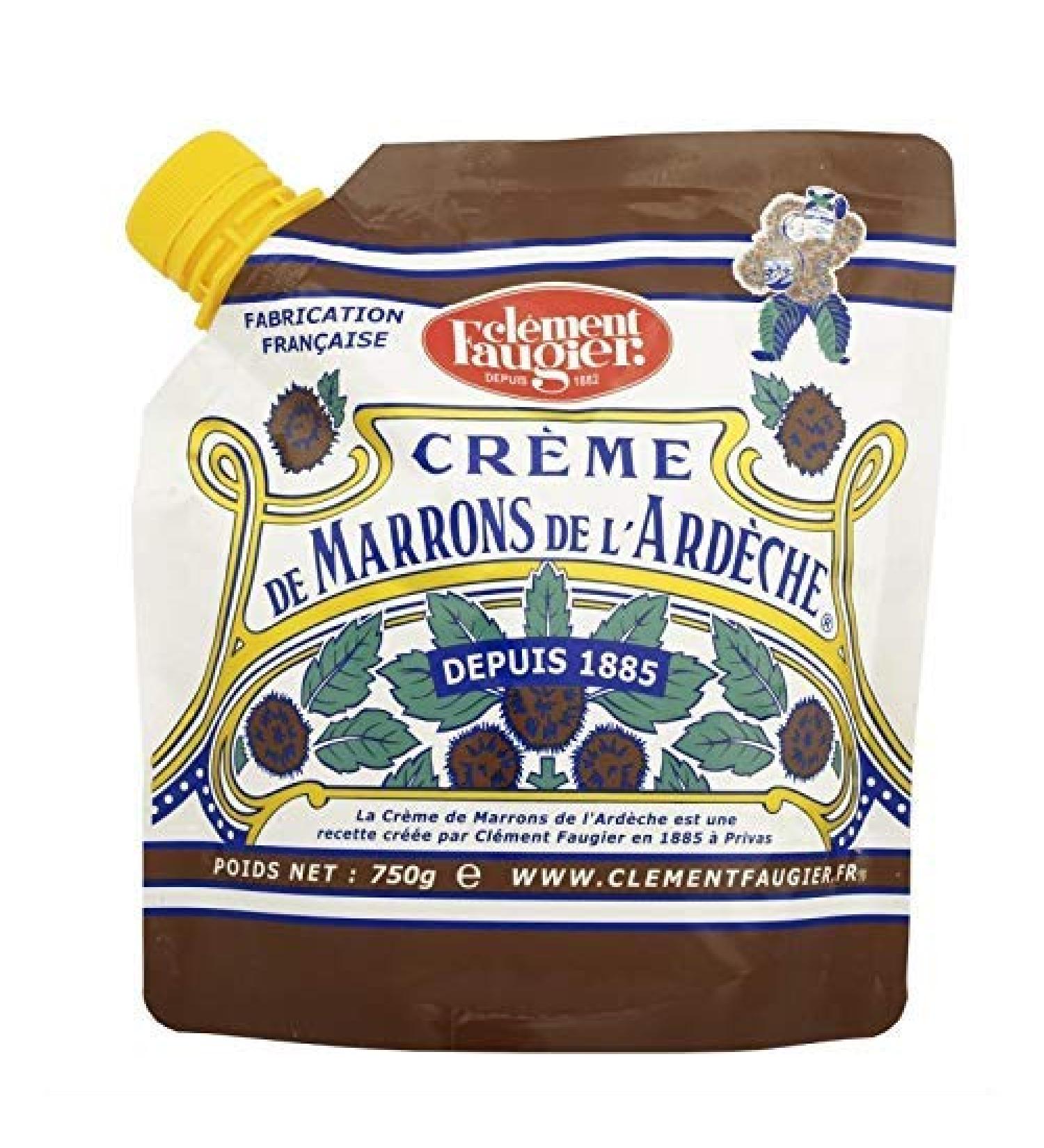 FAUGIER - Cr me De Marrons De L'Ard che En Gourde 750G - Lot De 3 - Offre limit e - Buy Online on GoSupps.com
