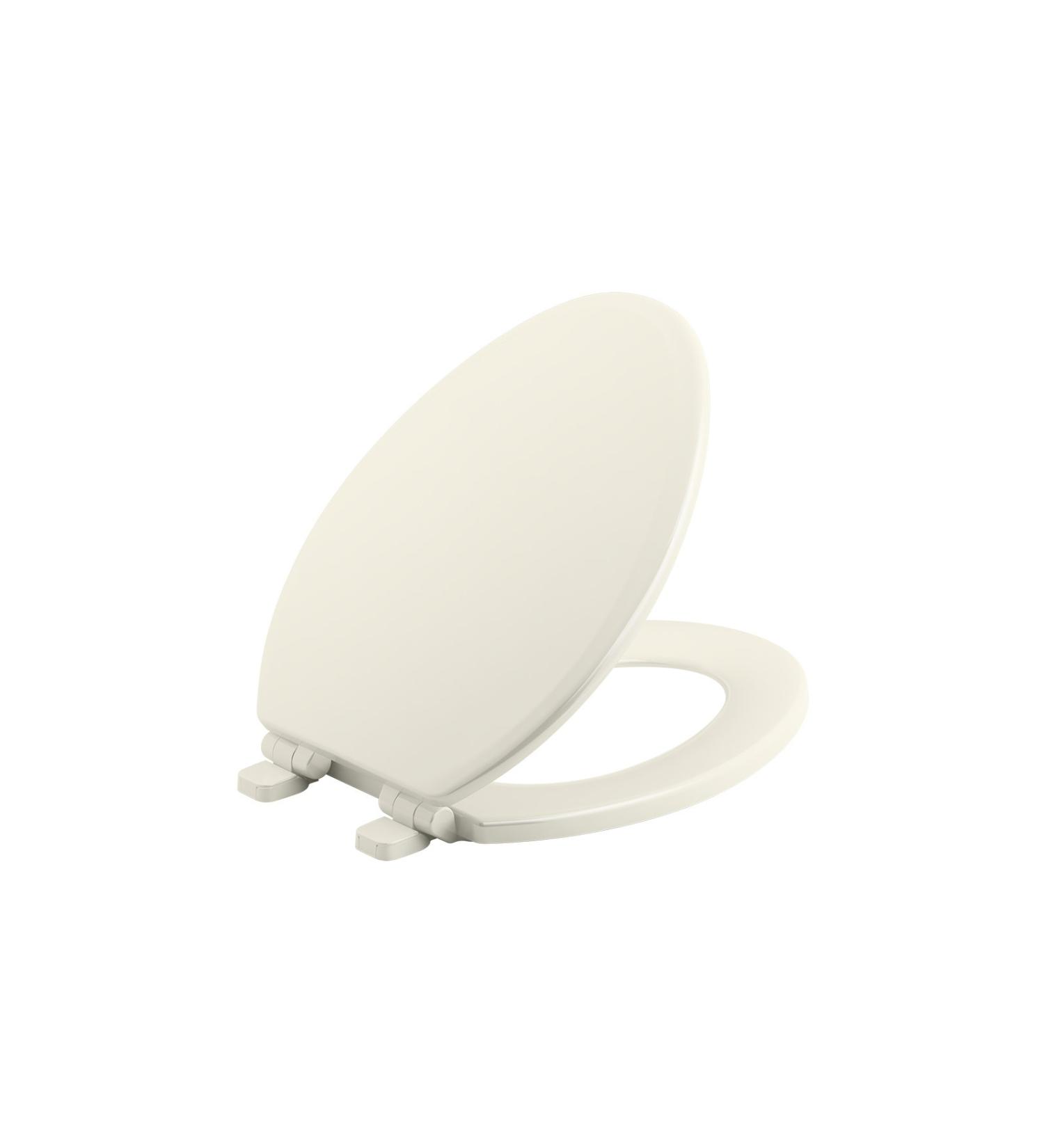 KOHLER 20454-96 Ridgewood Quiet-Close Elongated Biscuit Toilet Seat - Buy Online on GoSupps.com