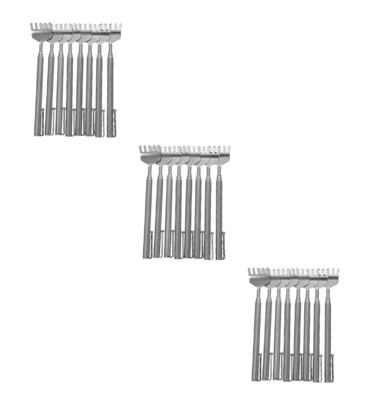 Fomiyes 24-Piece Scratch Massager - Portable Stainless Steel Back & Arm Tool for Relaxation - Extendable Tickle & Scratch Device - Buy Online on GoSupps.com
