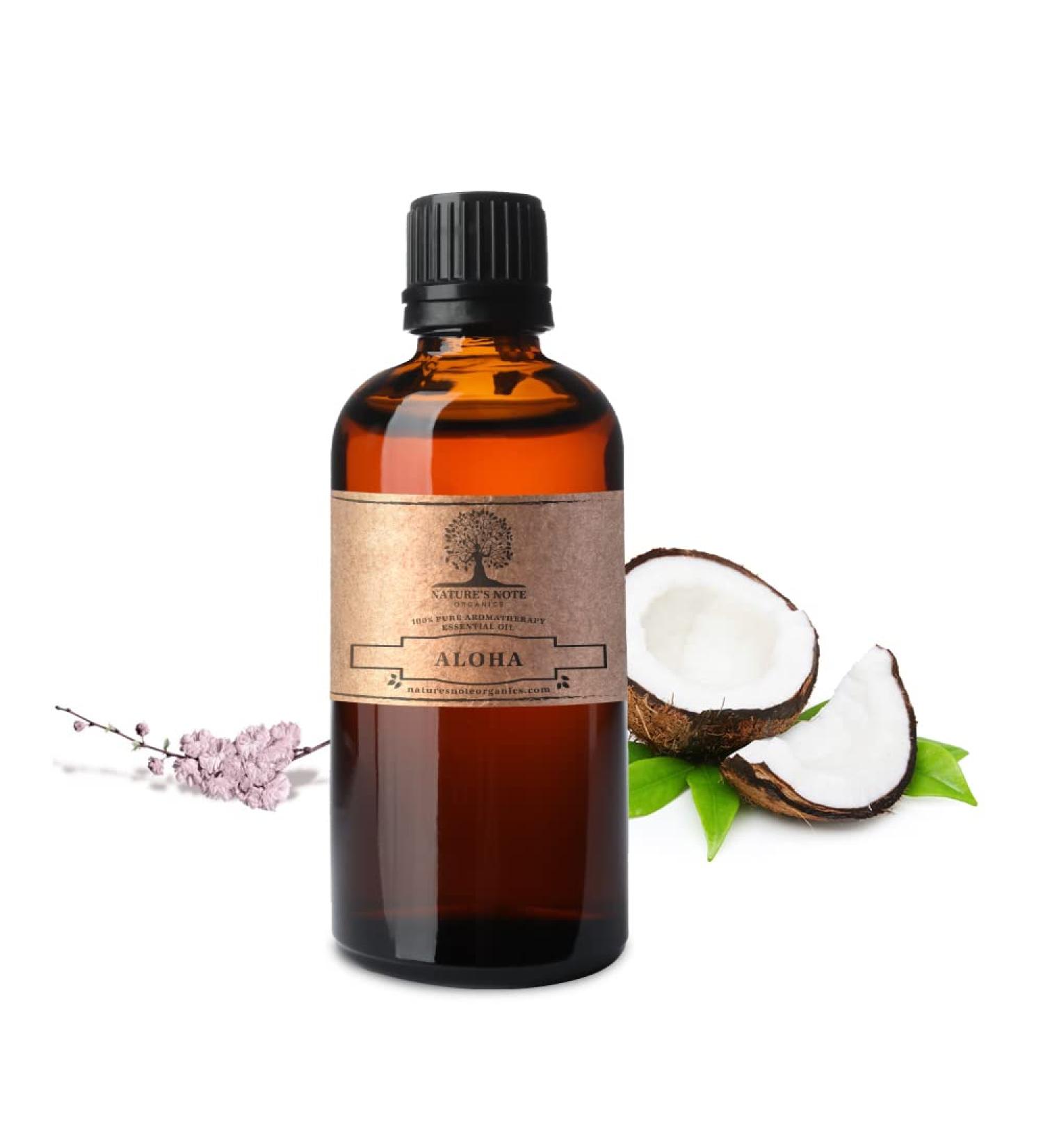 Aloha Aromatherapy Essential Oil - 100% Pure Aromatherapy Grade Essential Oil by Nature's Note Organics - 4 Fl Oz - Buy Online on GoSupps.com