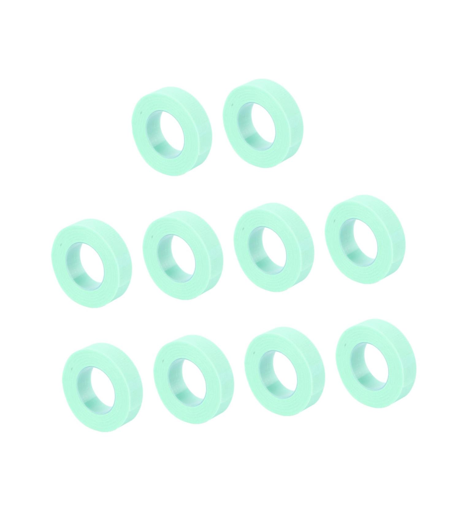 Ipetboom Colored Tape 10 Rolls Eyelash Tape Non-woven Tape Eyelashes Breathable Eyelash Planting Strip 900x1.1cm Green - Buy Online on GoSupps.com