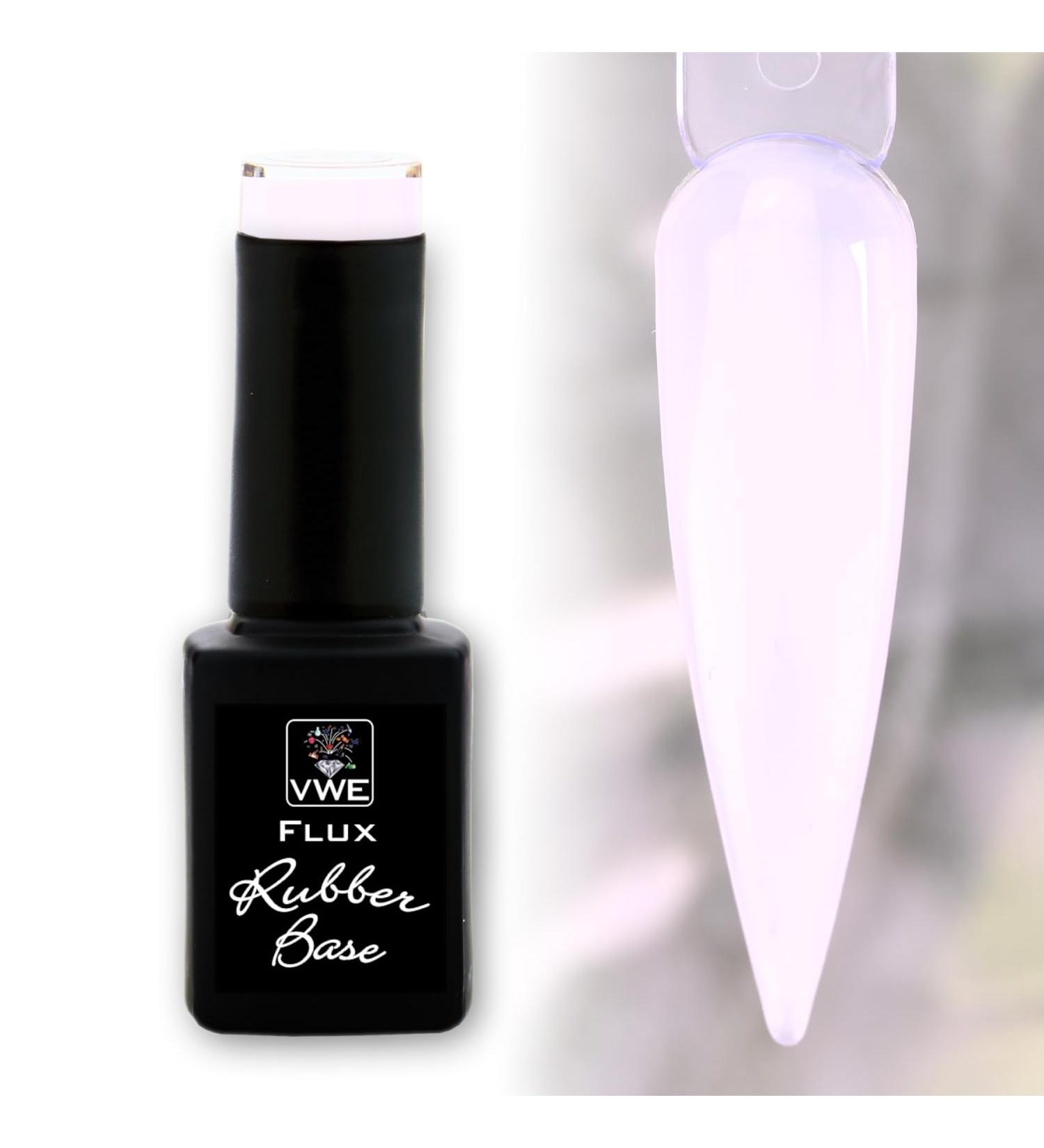 Buy Flux Rubber Base - Light-Curing Gel Base 12ml | Milky White 08 for Nail Art - Fast International Shipping - Buy Online on GoSupps.com