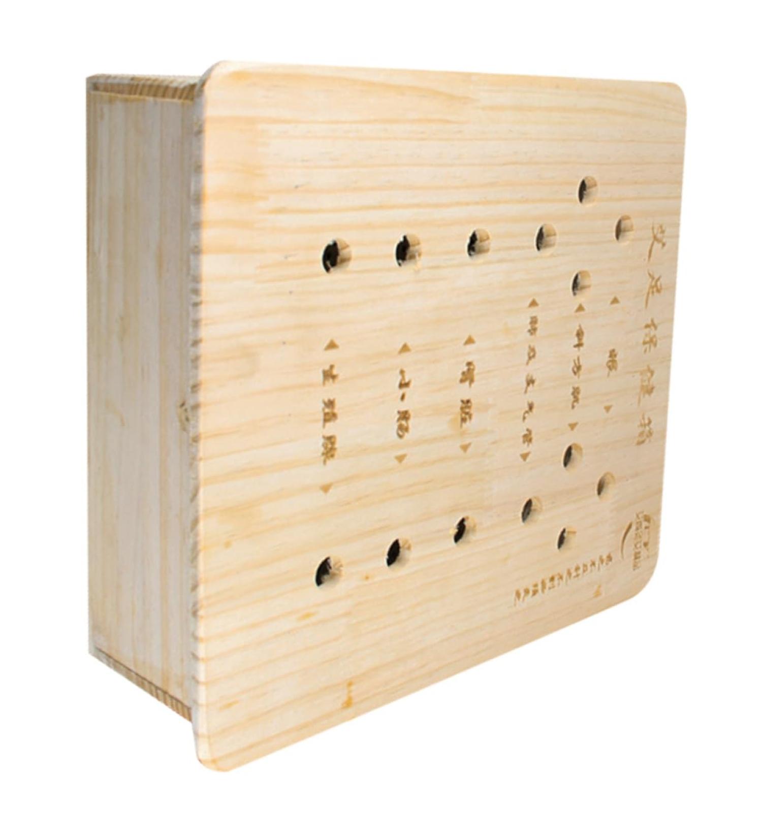 Buy Healvian Moxibustion Box - Safe Therapy Tool Holder for Moxa Gel Metal Burner & Pedicure - Solid Wood Design - Buy Online on GoSupps.com